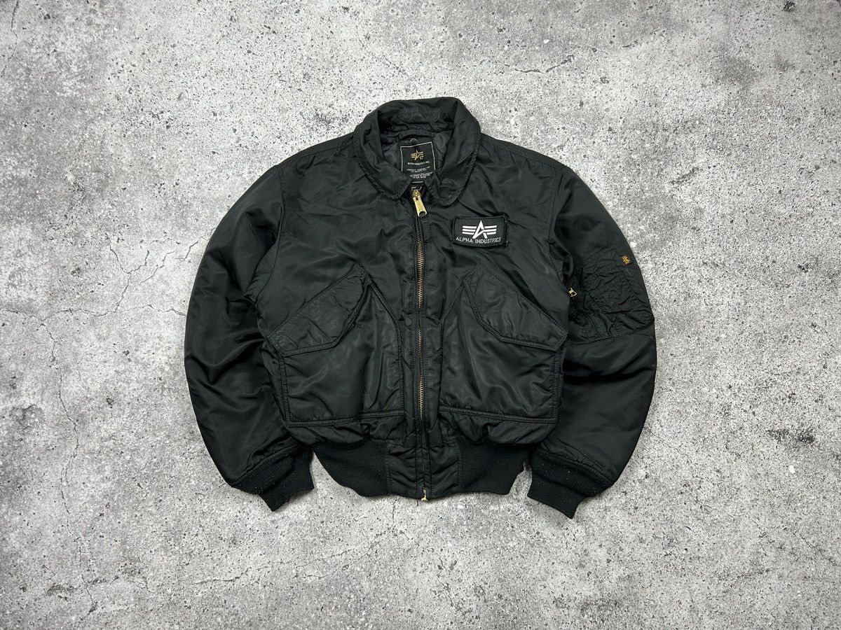 Alpha Industries × Schott CW-45 Alpha Industries Bomber Jacket cropped Size US M / EU 48-50 / 2 - 2 Thumbnail