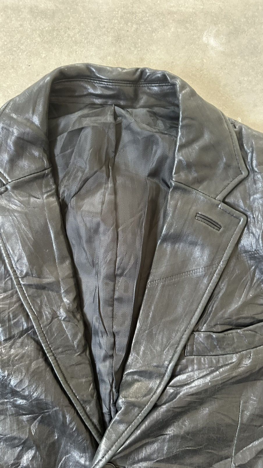 Other GRESHAM JAPANESE BRAND SHEEPSKIN LEATHER BLAZER Size US M / EU 48-50 / 2 - 5 Thumbnail