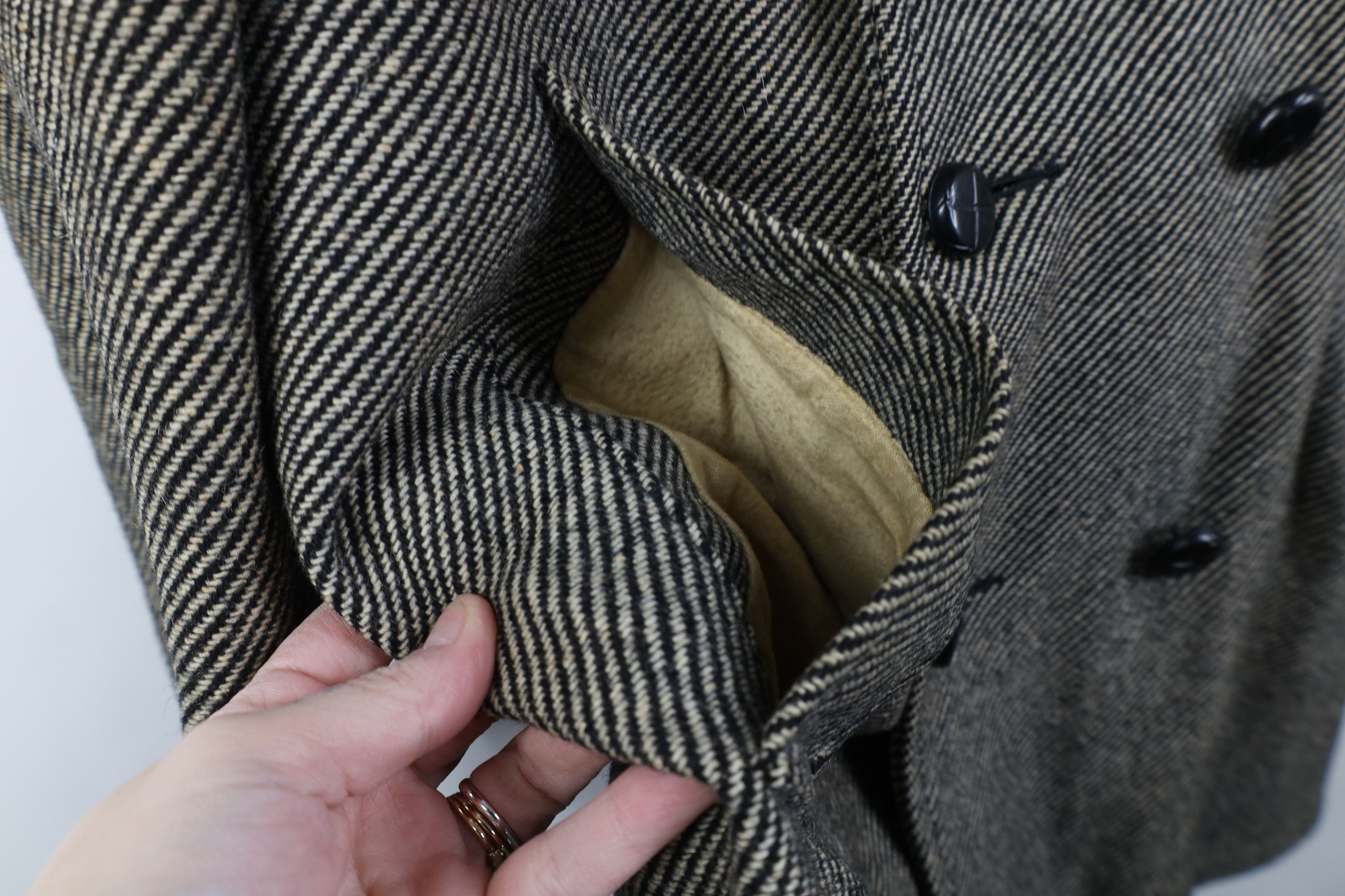 Vintage Vintage 60s 70s Lined Whipcord Rancher Overcoat Jacket USA Size US L / EU 52-54 / 3 - 7 Thumbnail