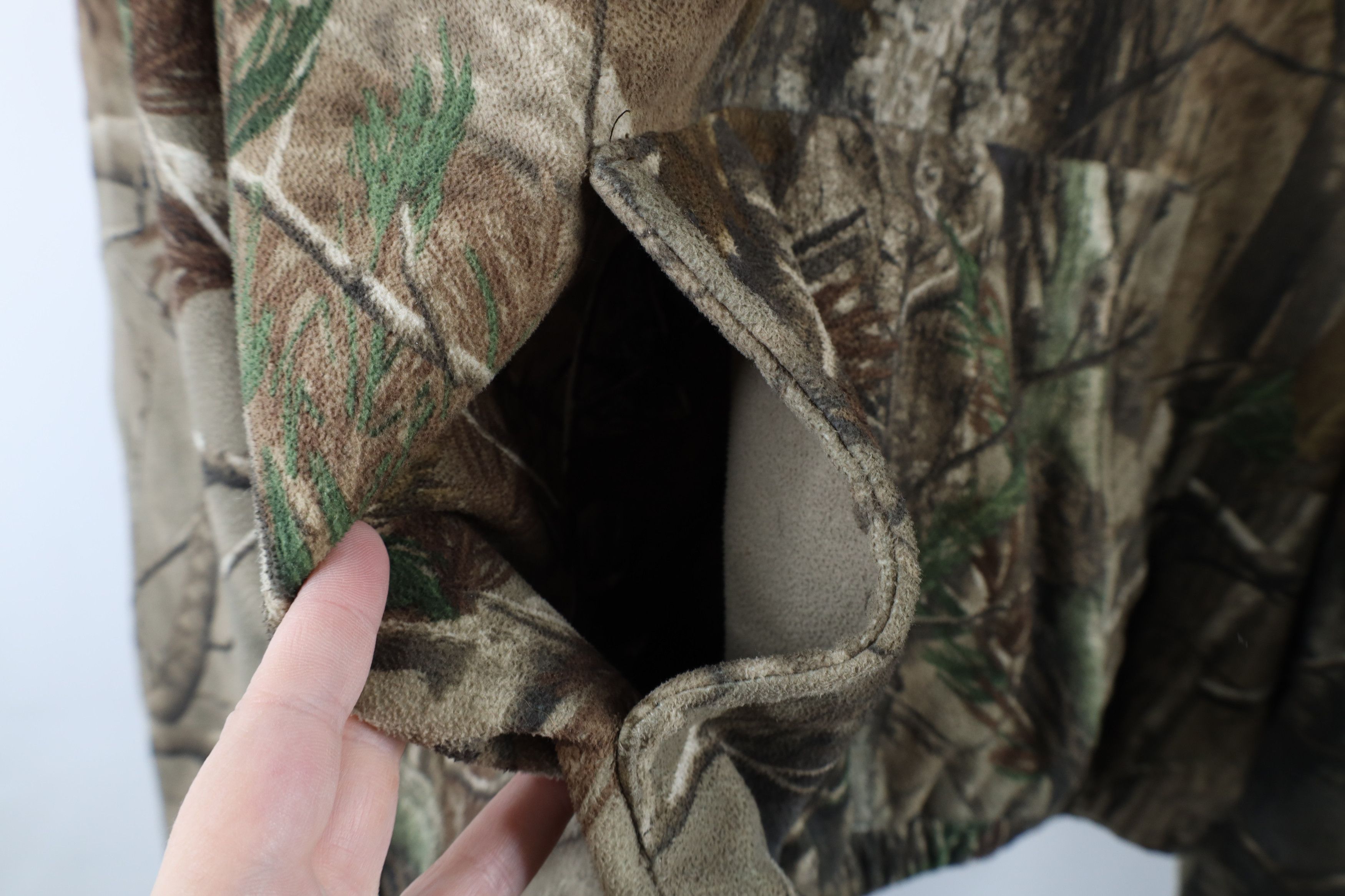 Vintage Vintage Streetwear Chamois Cloth Camouflage Hoodie Jacket Size US L / EU 52-54 / 3 - 5 Thumbnail