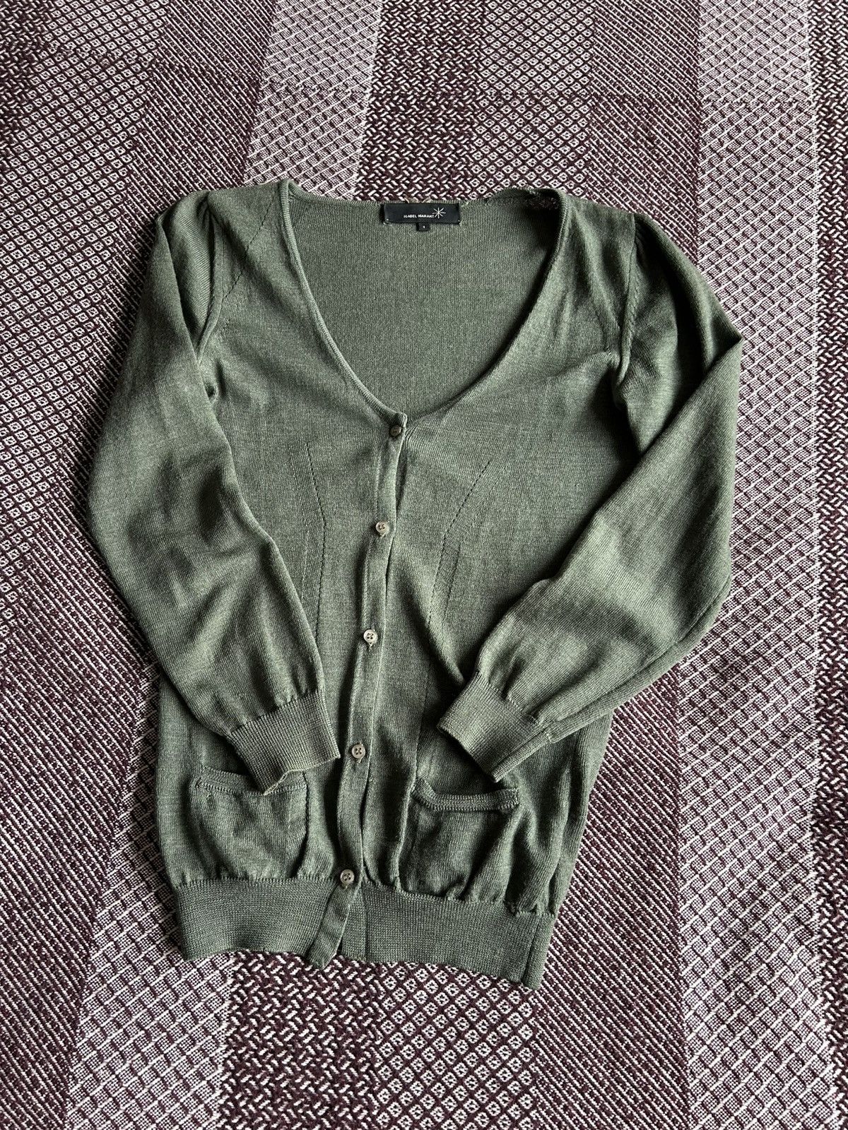 Isabel Marant × Isabel Marant Etoile × Japanese Brand Isabel Marant Wool Merinos Cardigans Old Money Style Size 1 Size S / US 4 / IT 40 - 9 Thumbnail