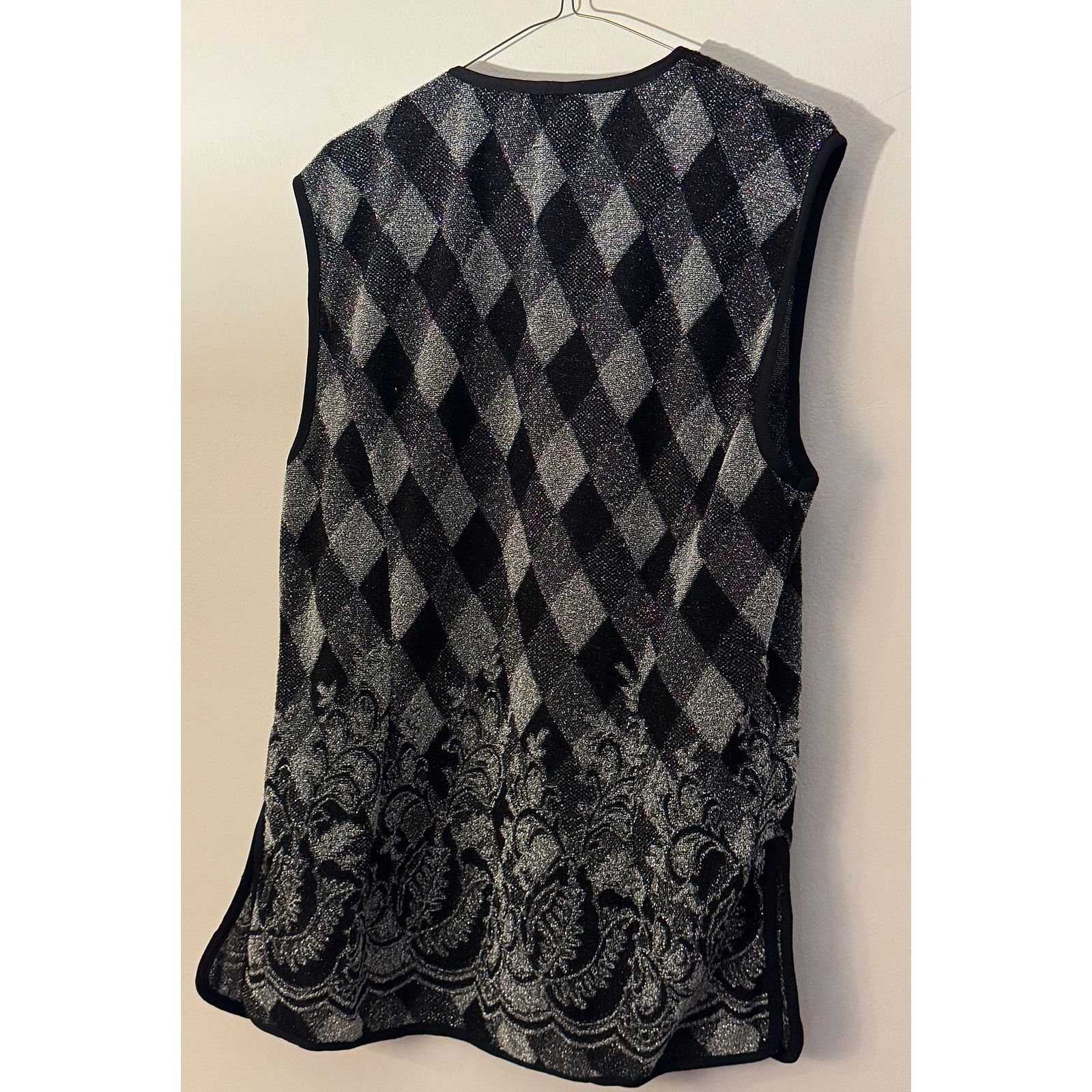 Pierre Cardin Pierre Cardin Women's Vest Angora Rabbit Hair Silk Nylon Size M / US 6-8 / IT 42-44 - 4 Thumbnail