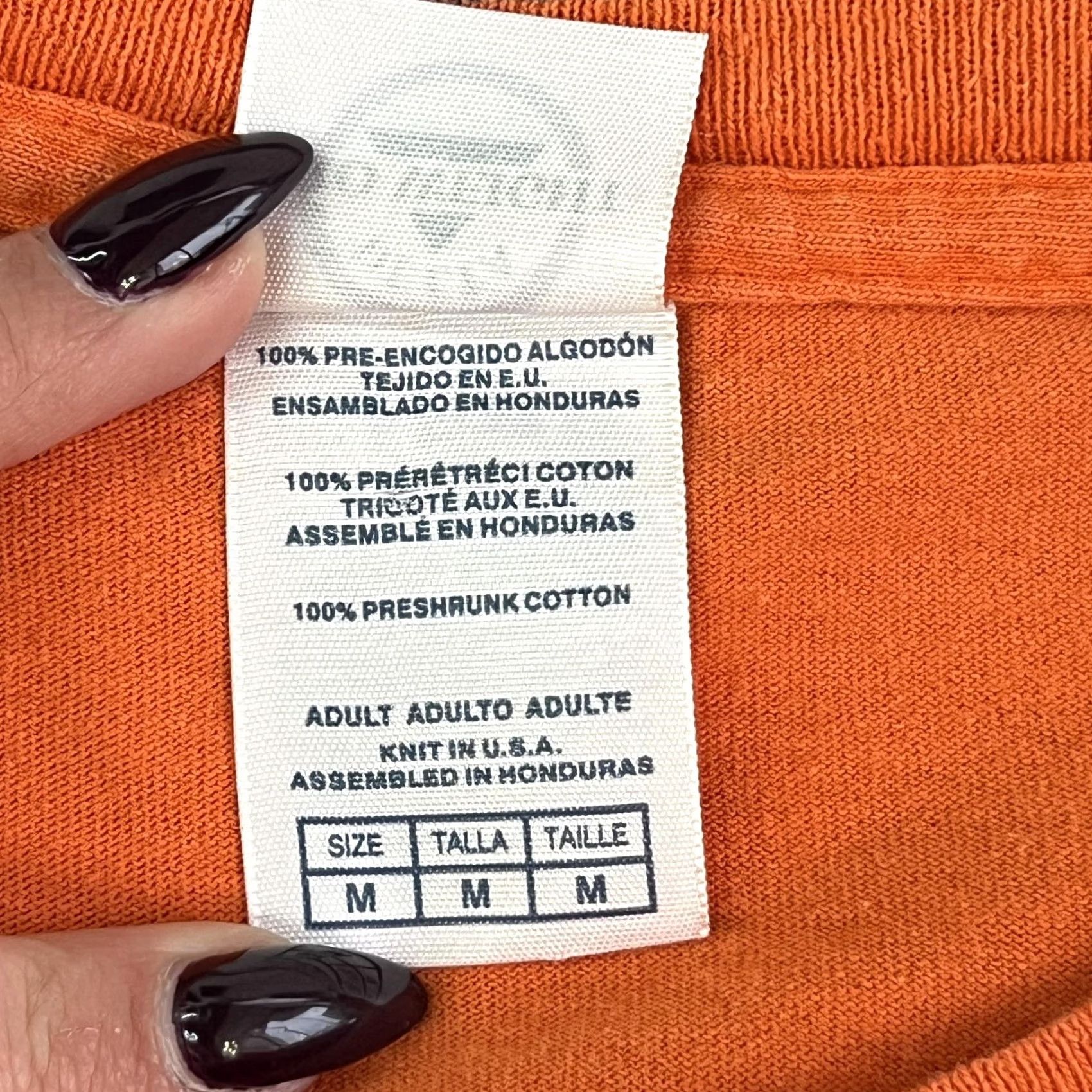 Delta Orange Racing Runner Tee T-Shirt Mens Medium Reeses Keep On Living Y2K Size US M / EU 48-50 / 2 - 5 Thumbnail