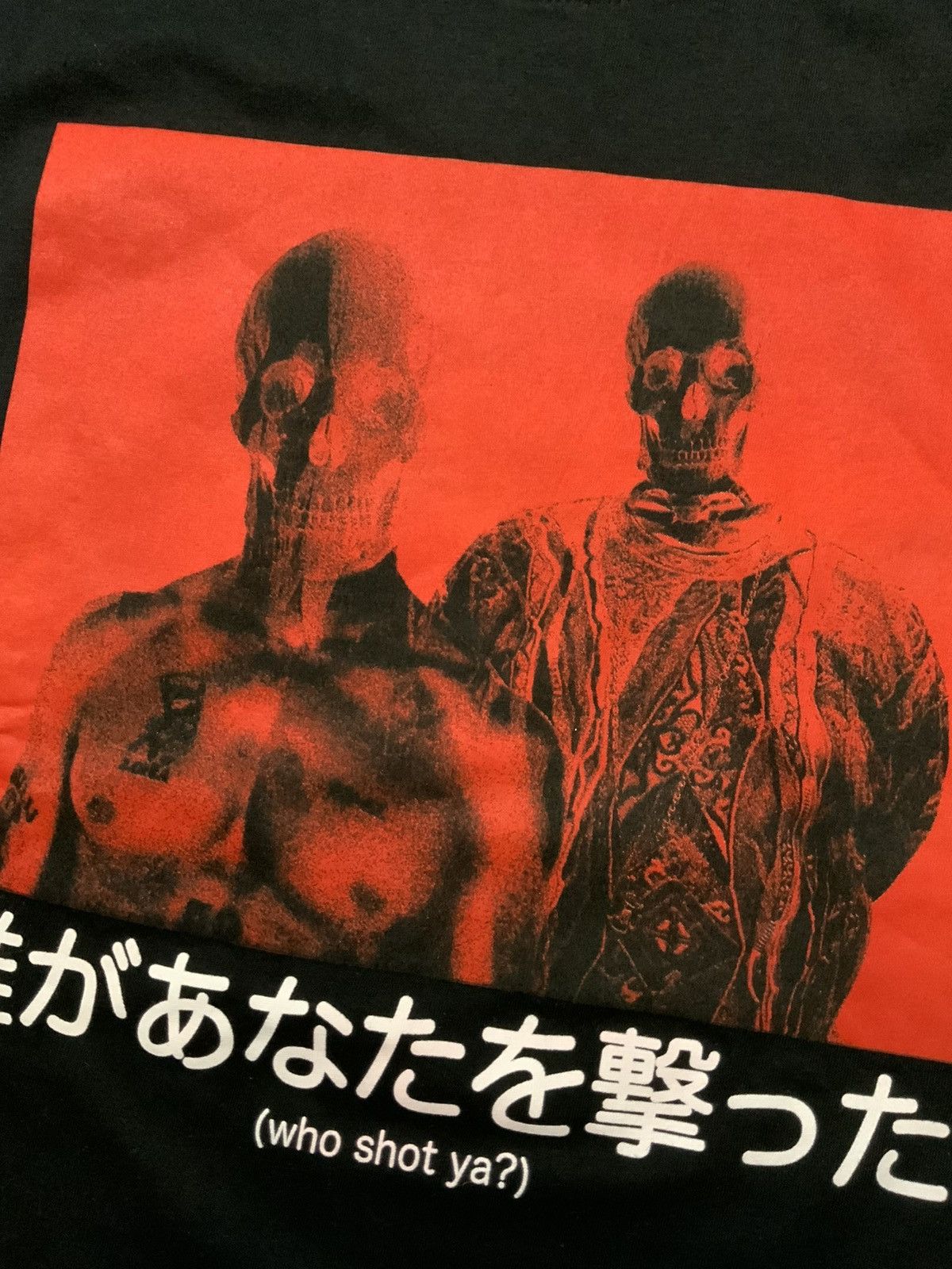 ROCKSMITH × Rap Tees RockSmith NYC Who Shot YA Tupac Notorious BIG Biggie T-Shirt Size US XL / EU 56 / 4 - 4 Thumbnail