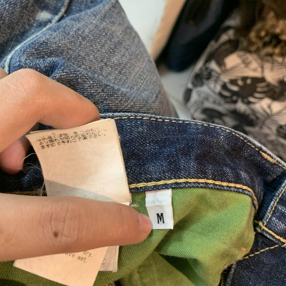 Bape A Bathing Ape (BAPE) "Busy Works" embroidered denim shorts Size US 32 / EU 48 - 8 Thumbnail