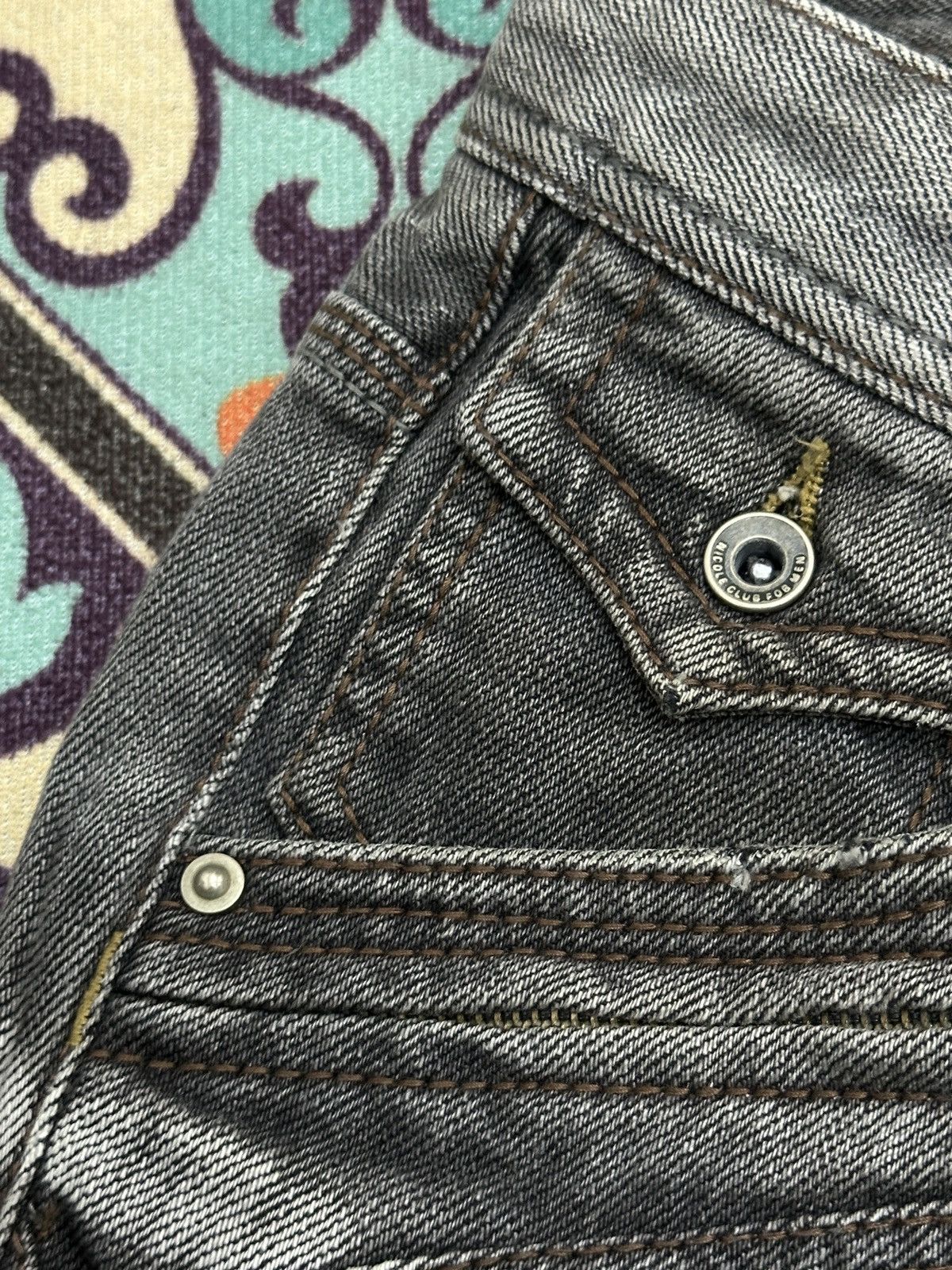 Nicole Club Nicole Club For Men Whiskers Flare Claw Mark Flare Jeans Size US 29 - 7 Thumbnail