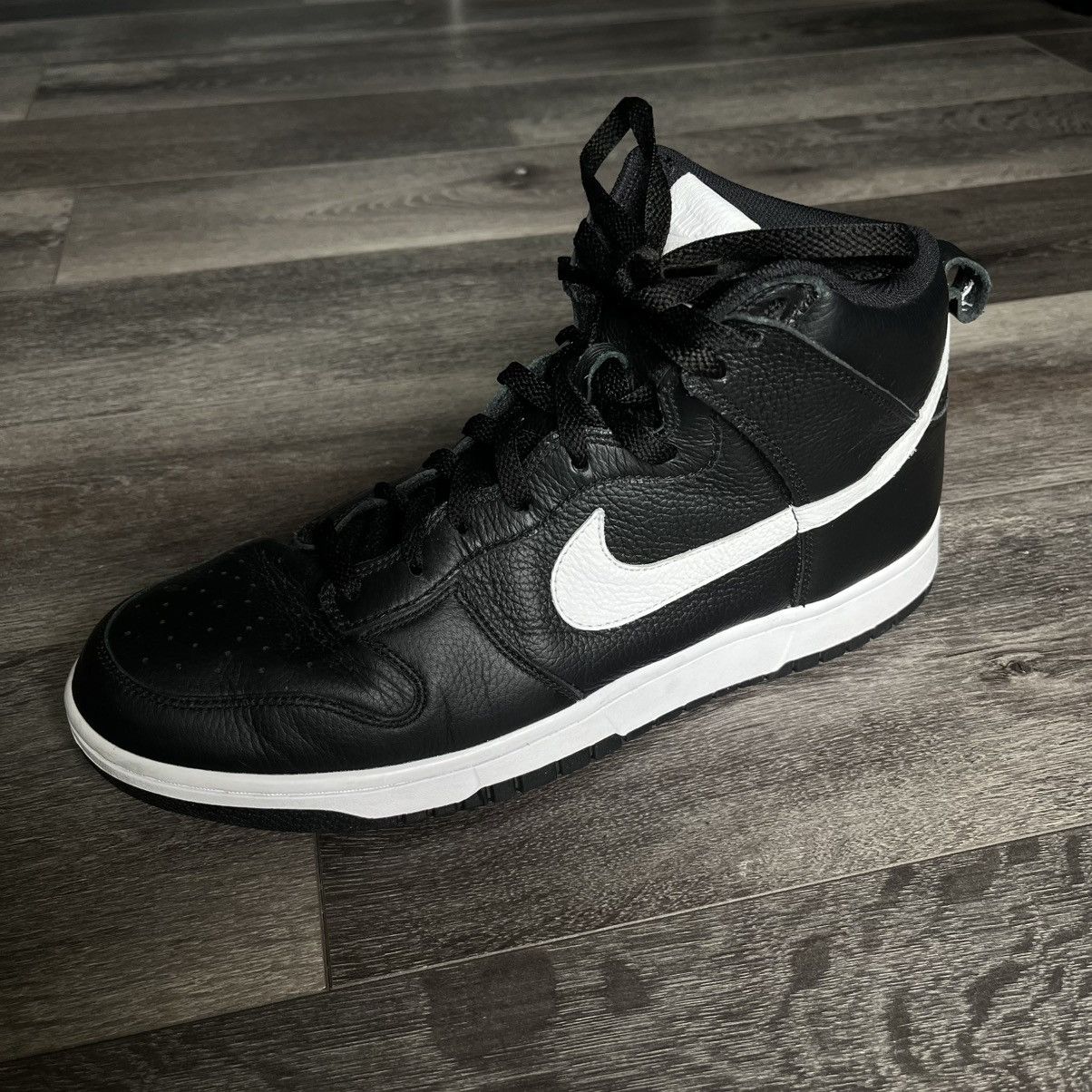 Nike Nike Dunk High By You iD Custom Black/White Shoes Men’s 12 Size US 12 / EU 45 - 9 Thumbnail