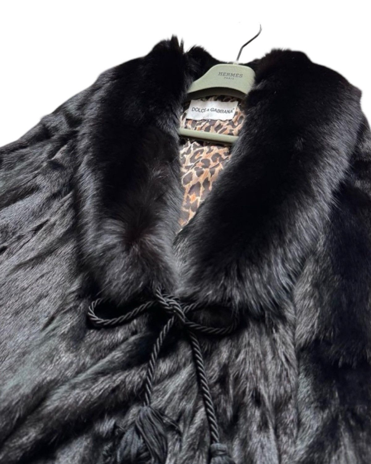 Dolce & Gabbana Dolce & Gabbana Fur Coat Leopard Lining Size US S / EU 44-46 / 1 - 3 Thumbnail