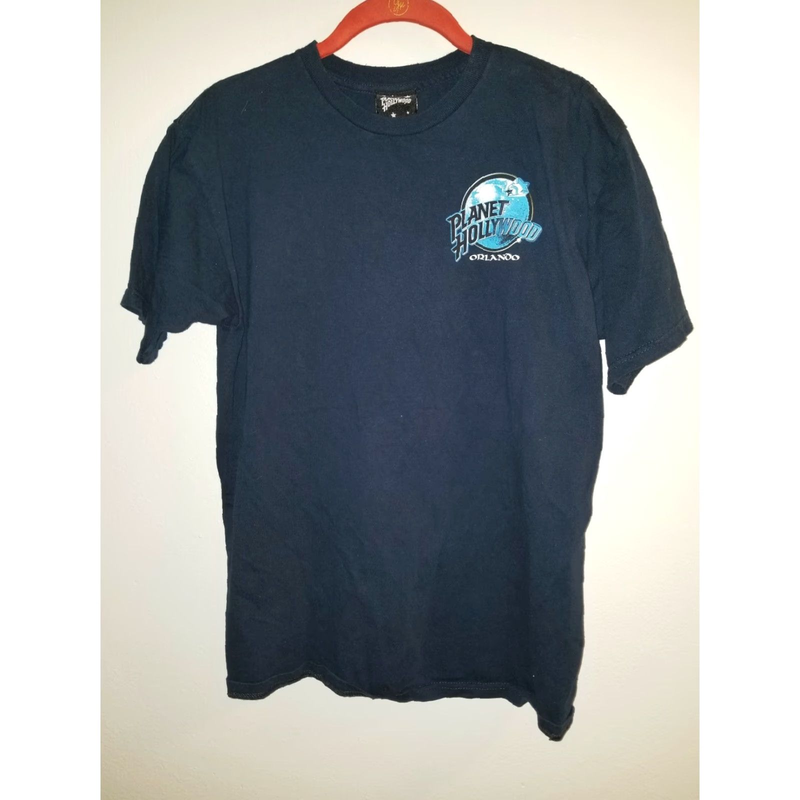 Planet Hollywood VINTAGE Planet Hollywood Dragon T Shirt 90s Mens M Orlando Florida Logo Crew Neck Blue 100% Cotton Graphic Tee Short Sleeve Shirt Mens Size US M / EU 48-50 / 2 - 2 Thumbnail