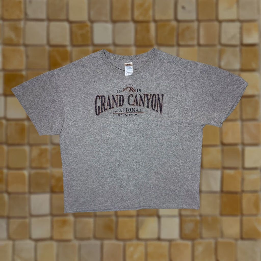 Delta Delta Grand Canyon National Park USA Tourist Spellout Graphic Grey T-Shirt XL Mens XXL? Size US XL / EU 56 / 4 - 1 Thumbnail