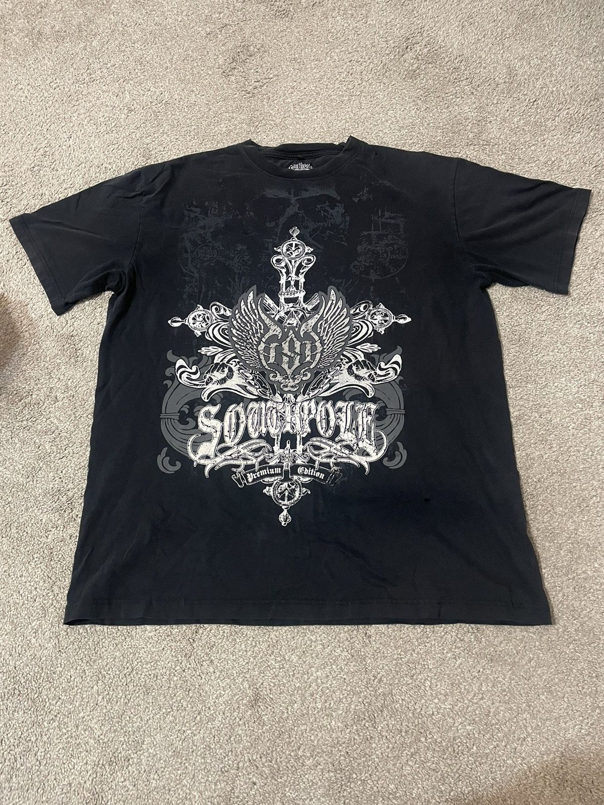 Affliction × Southpole × Vintage Vintage Y2K Southpole Premium Edition Graphic T Shirt XXL Size US XXL / EU 58 / 5 - 1 Thumbnail