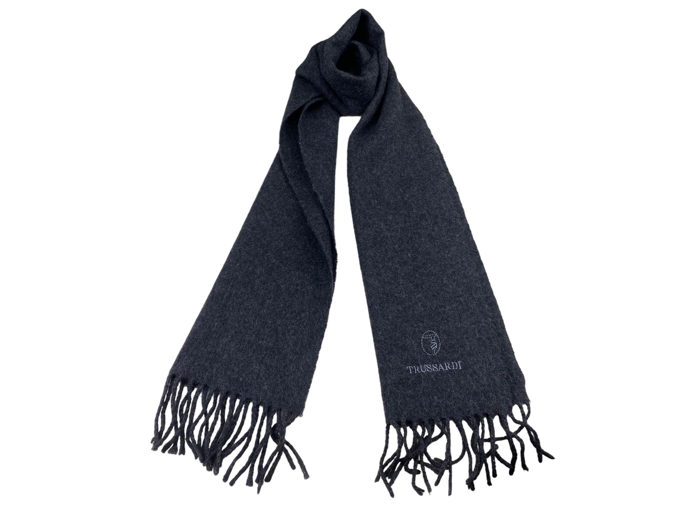 Trussardi × Vintage Trussardi scarf Pure Lambswool Vintage Scarves Size ONE SIZE - 1 Thumbnail