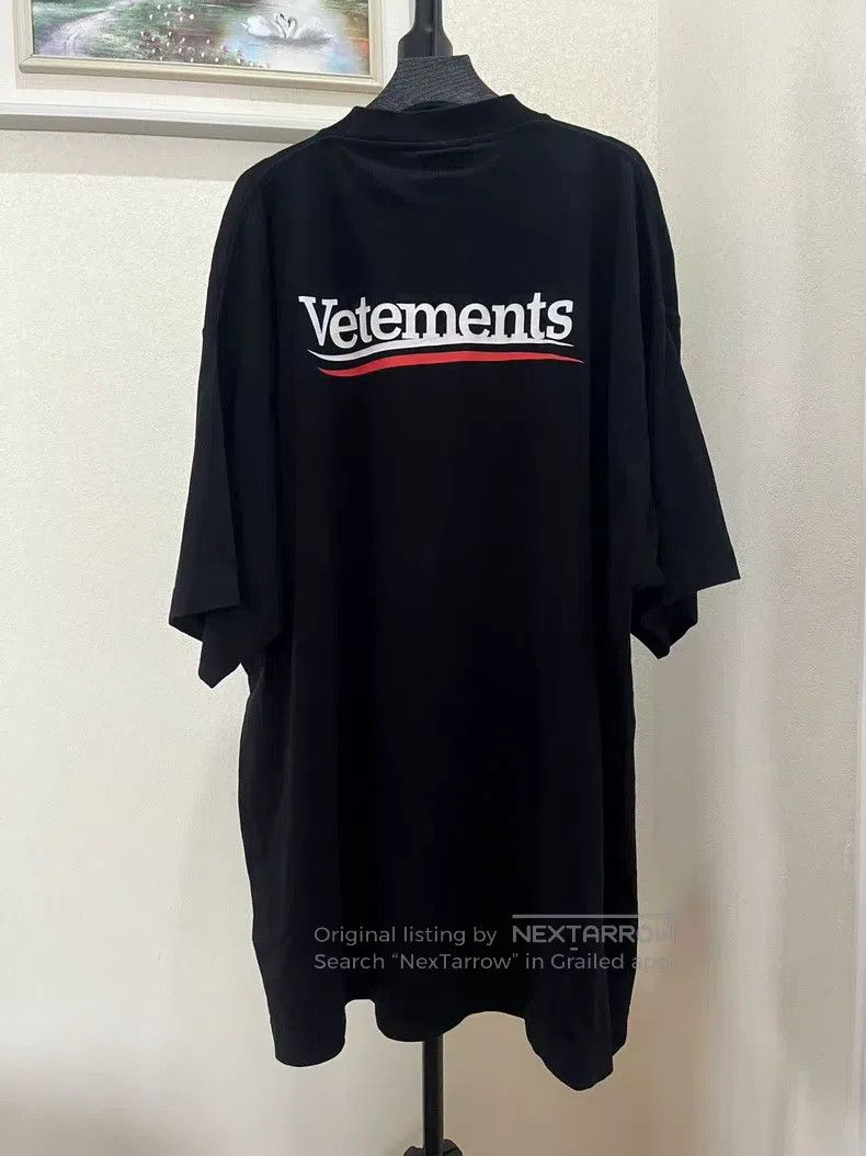 Vetements Vetements Wave Logo Printed Pattern Size US M / EU 48-50 / 2 - 2 Thumbnail