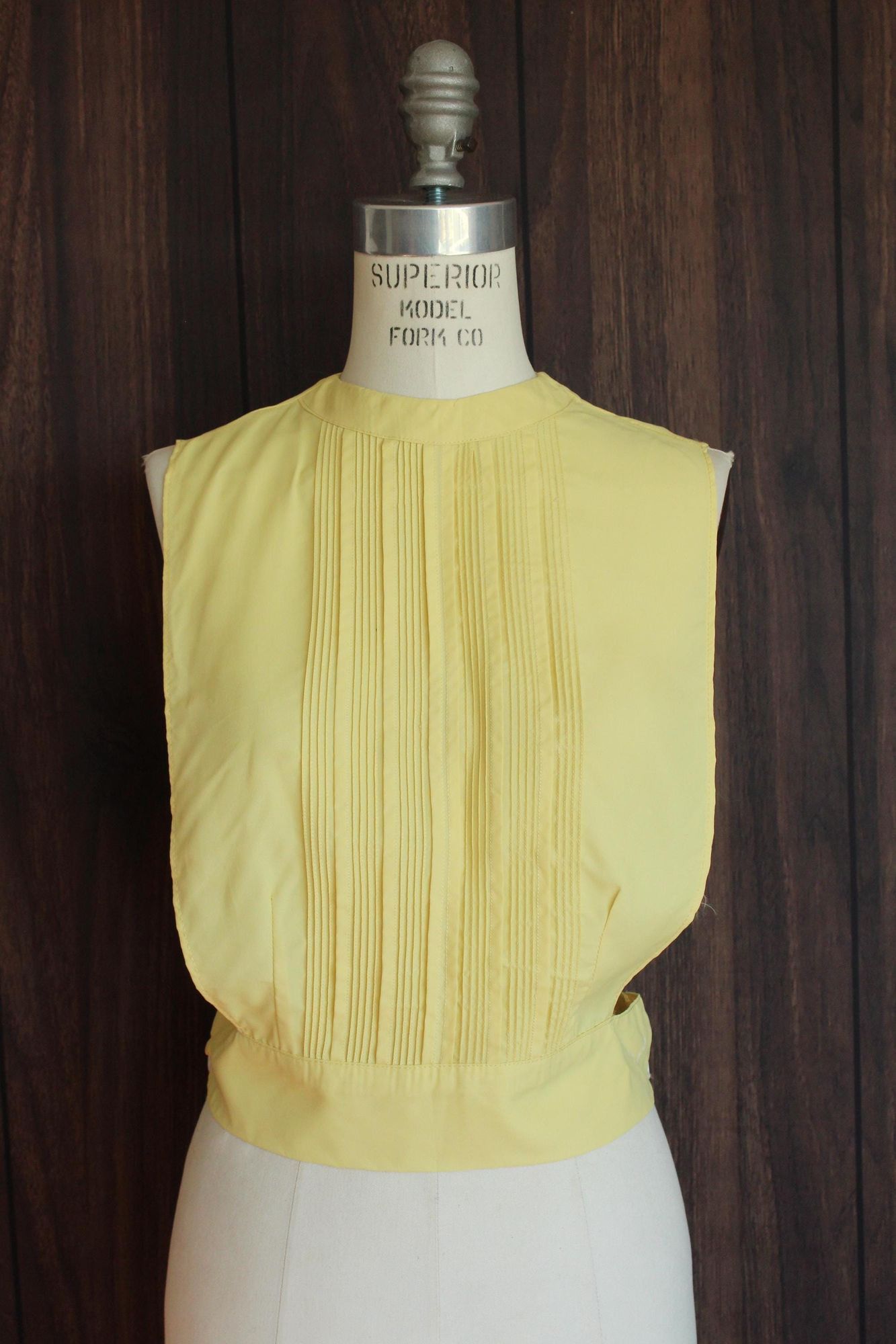 Vintage Vintage 1950s Dickie, Suitor by Babe Yellow Blouse Front wit Size ONE SIZE - 2 Thumbnail
