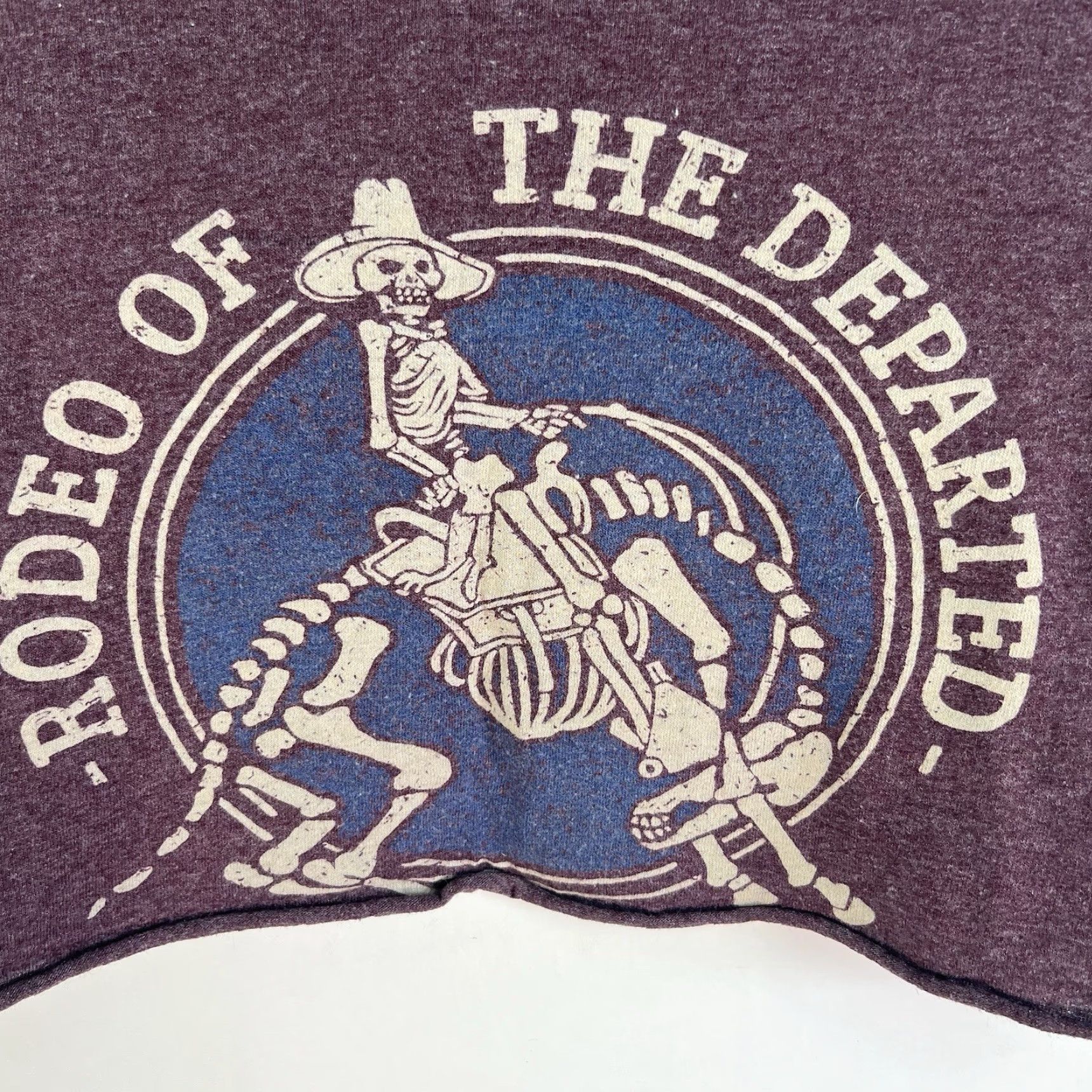 Cody James Cody James Rodeo Of The Defeated Cropped T-Shirt Womens Size L Mauve Size L / US 10 / IT 46 - 2 Thumbnail