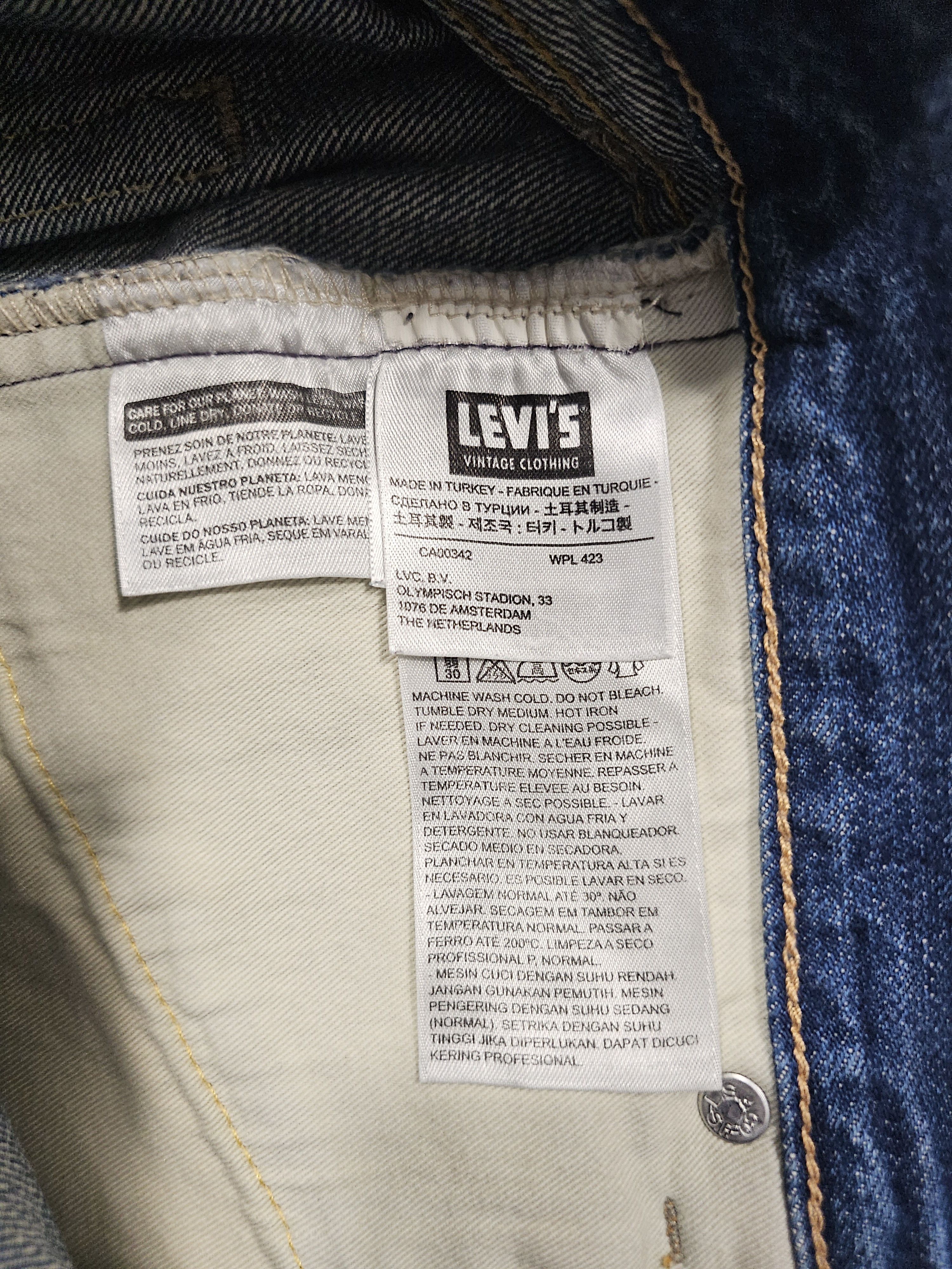 Levi's Vintage Clothing Levi's Vintage Clothing Customized 1966 501 Big E Selvedge Size US 29 - 11 Thumbnail