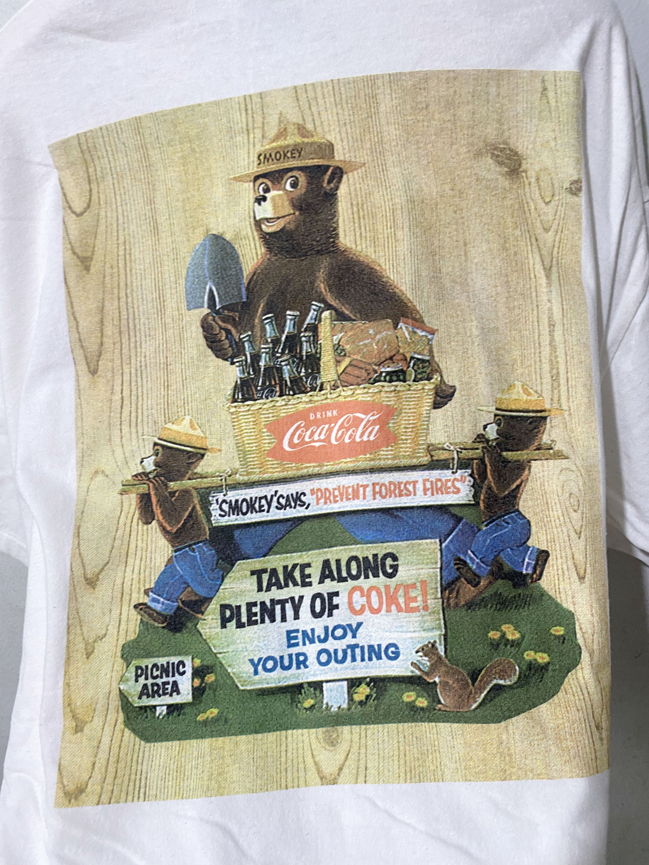 Vintage Vintage 90s Smokey Bear Shirt Size US XL / EU 56 / 4 - 2 Thumbnail