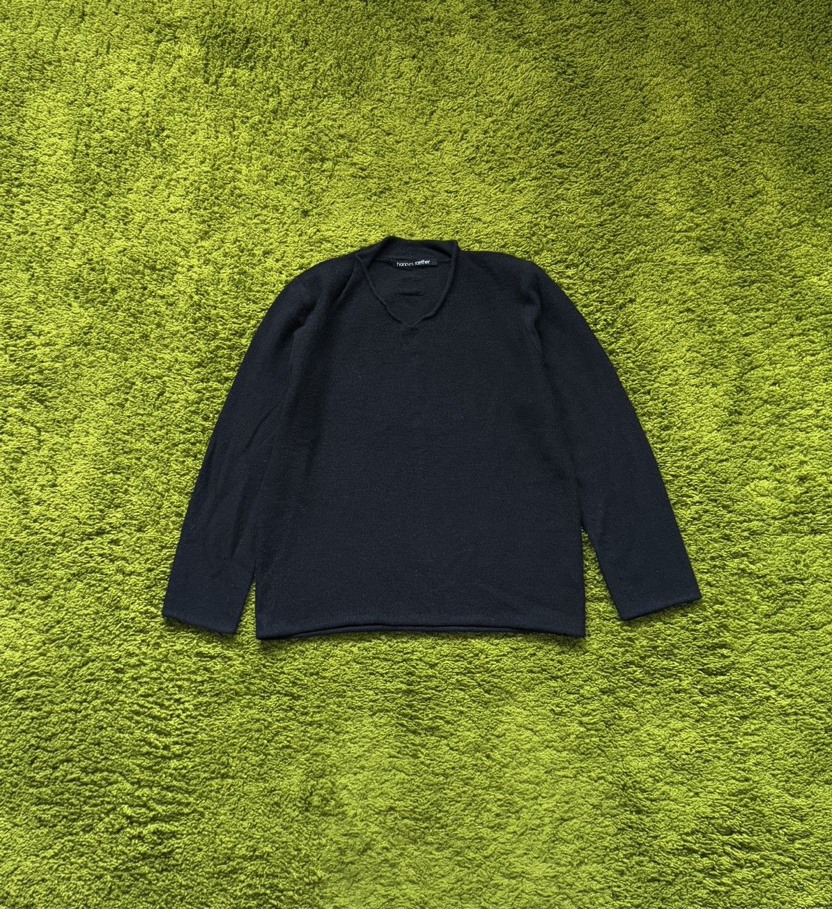 Designer × hannes roether Hannes Roether avant garde 100% merino wool sweater Size M / US 6-8 / IT 42-44 - 1 Thumbnail
