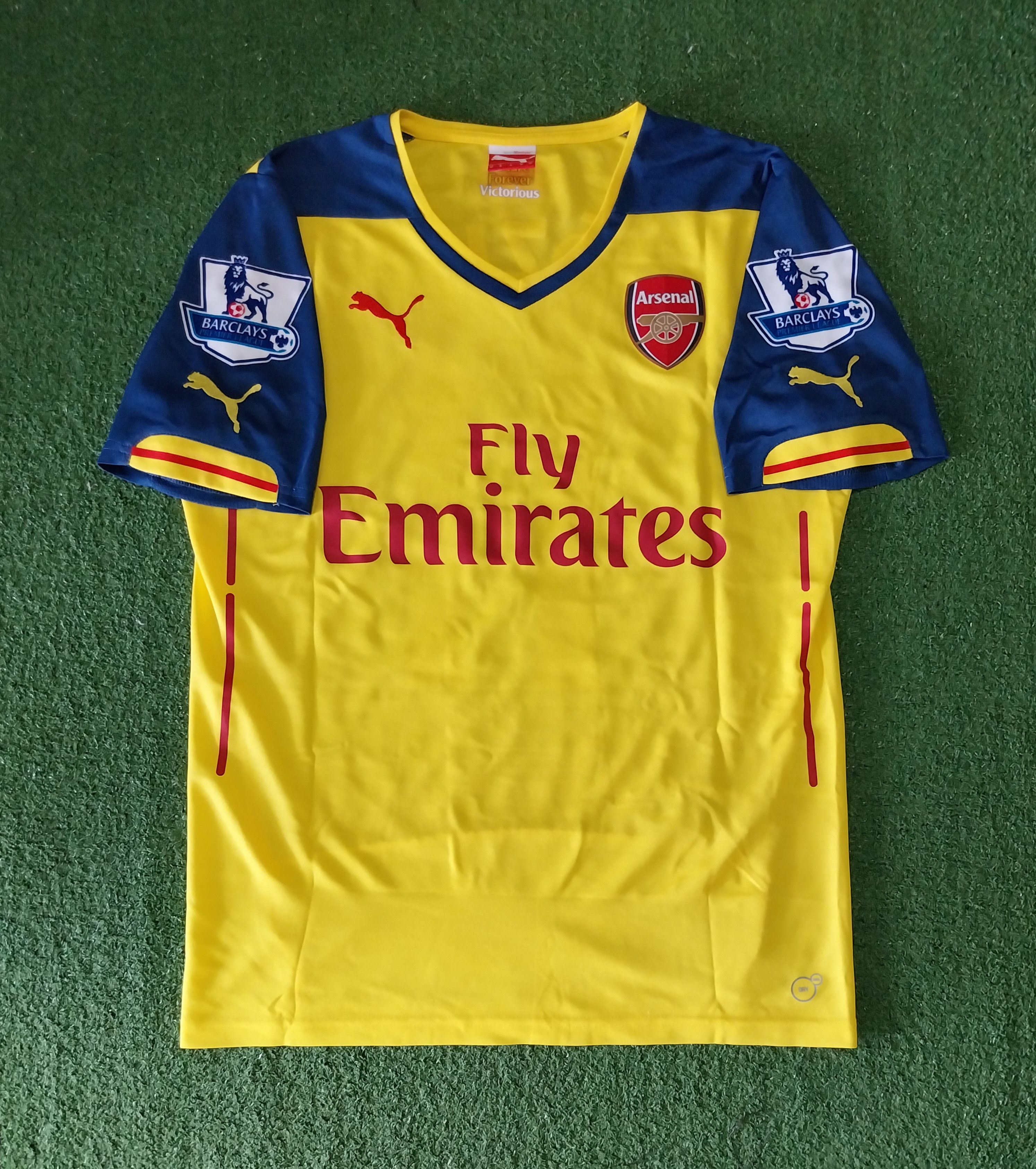 Puma Arsenal away 2014/2015 özil jersey football Size US M / EU 48-50 / 2 - 1 Thumbnail