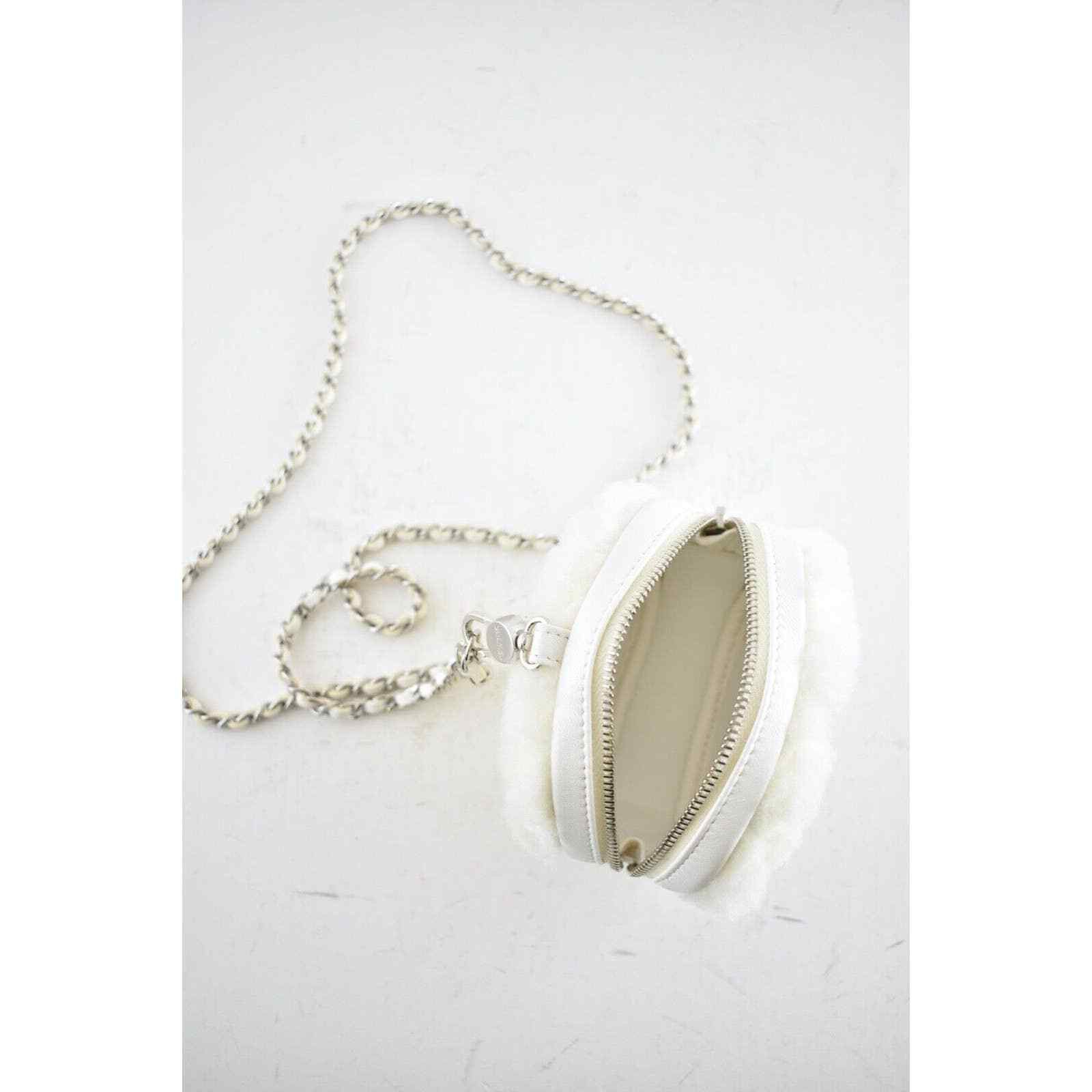 Chanel Chanel Mini Circle Necklace Bag Silver SLG Clutch On Chain Size ONE SIZE - 10 Thumbnail