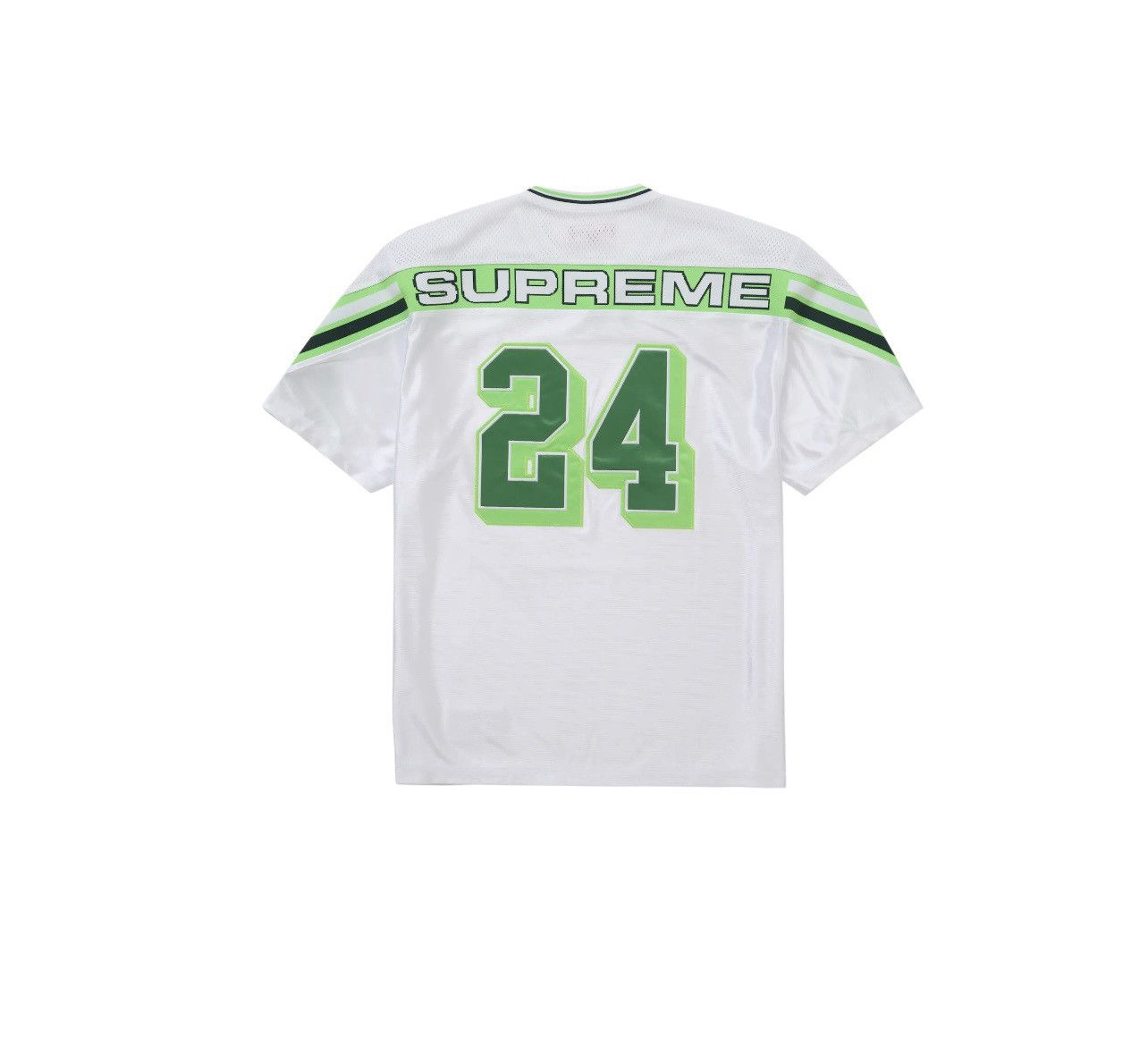 Supreme Supreme Jaquard Rib Football Jersey White Size: XXL Size US XXL / EU 58 / 5 - 1 Thumbnail