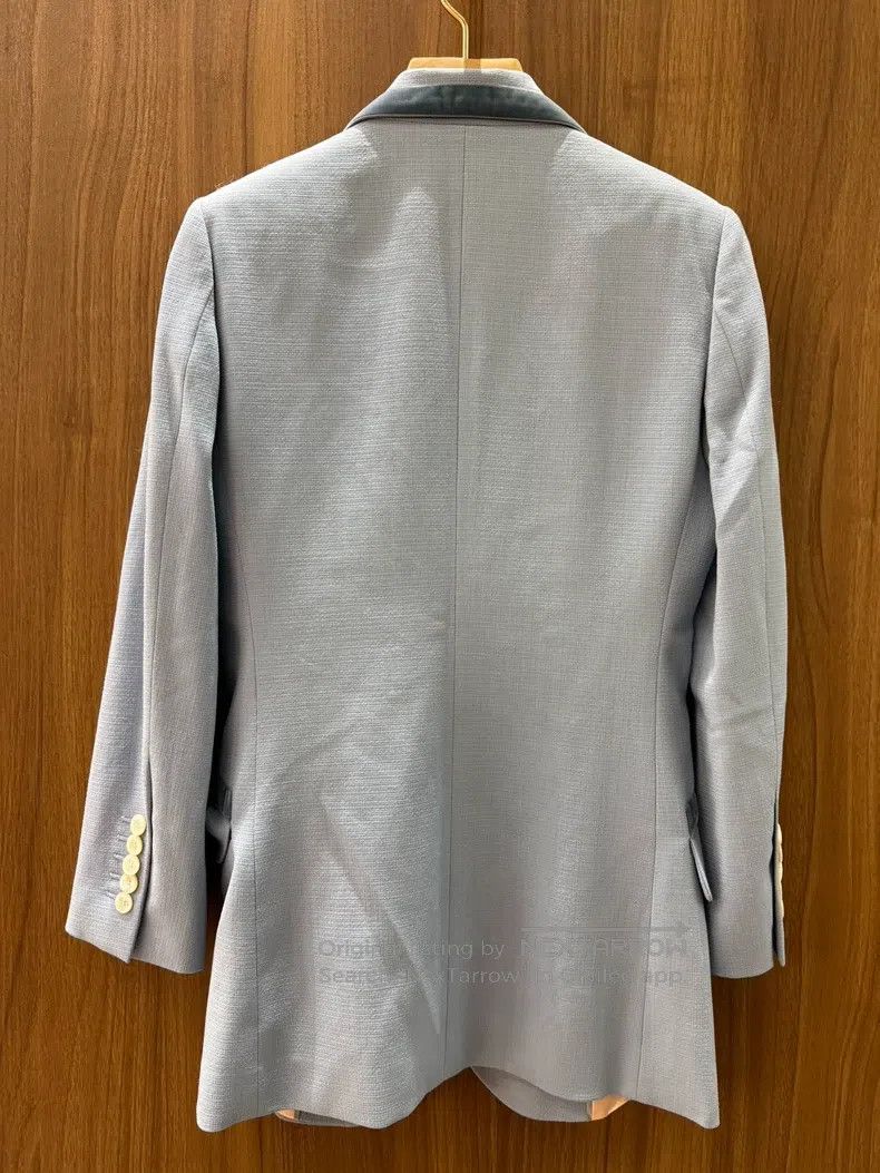 Gucci Gucci Blue velvet stitched suit jacket Size XS / US 0-2 / IT 36-38 - 2 Thumbnail