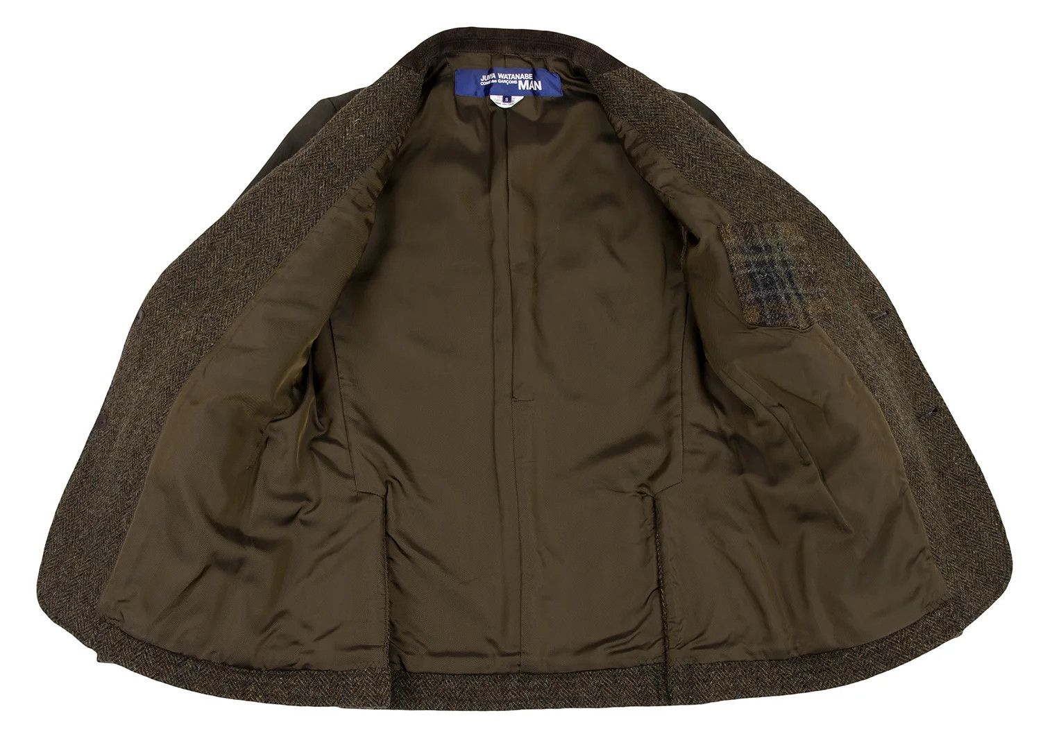 Junya Watanabe T Jacket in Khaki with Mixed Fabrics Size US S / EU 44-46 / 1 - 15 Thumbnail