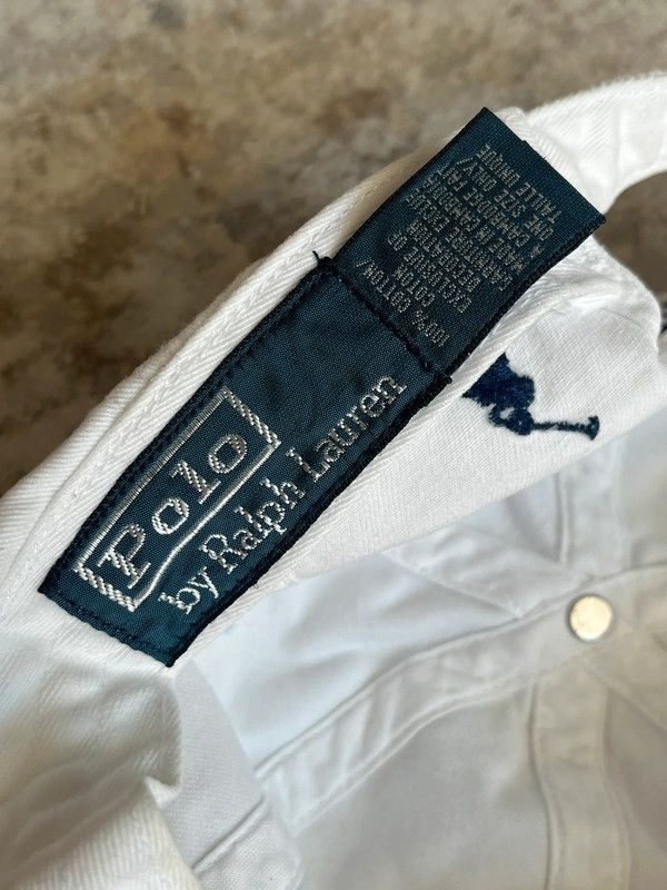 Polo Ralph Lauren Polo Ralph Lauren USA One Size White Rare 2000s Small Pony Size ONE SIZE - 6 Thumbnail