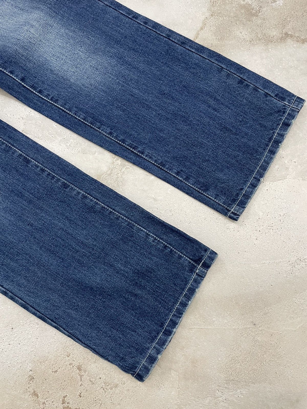 Blue Blue Japan × Hysteric Glamour × Japanese Brand Blue Moon Blue Y2k Style Wording Pocket Clone Devgru Style Size US 30 / EU 46 - 5 Thumbnail