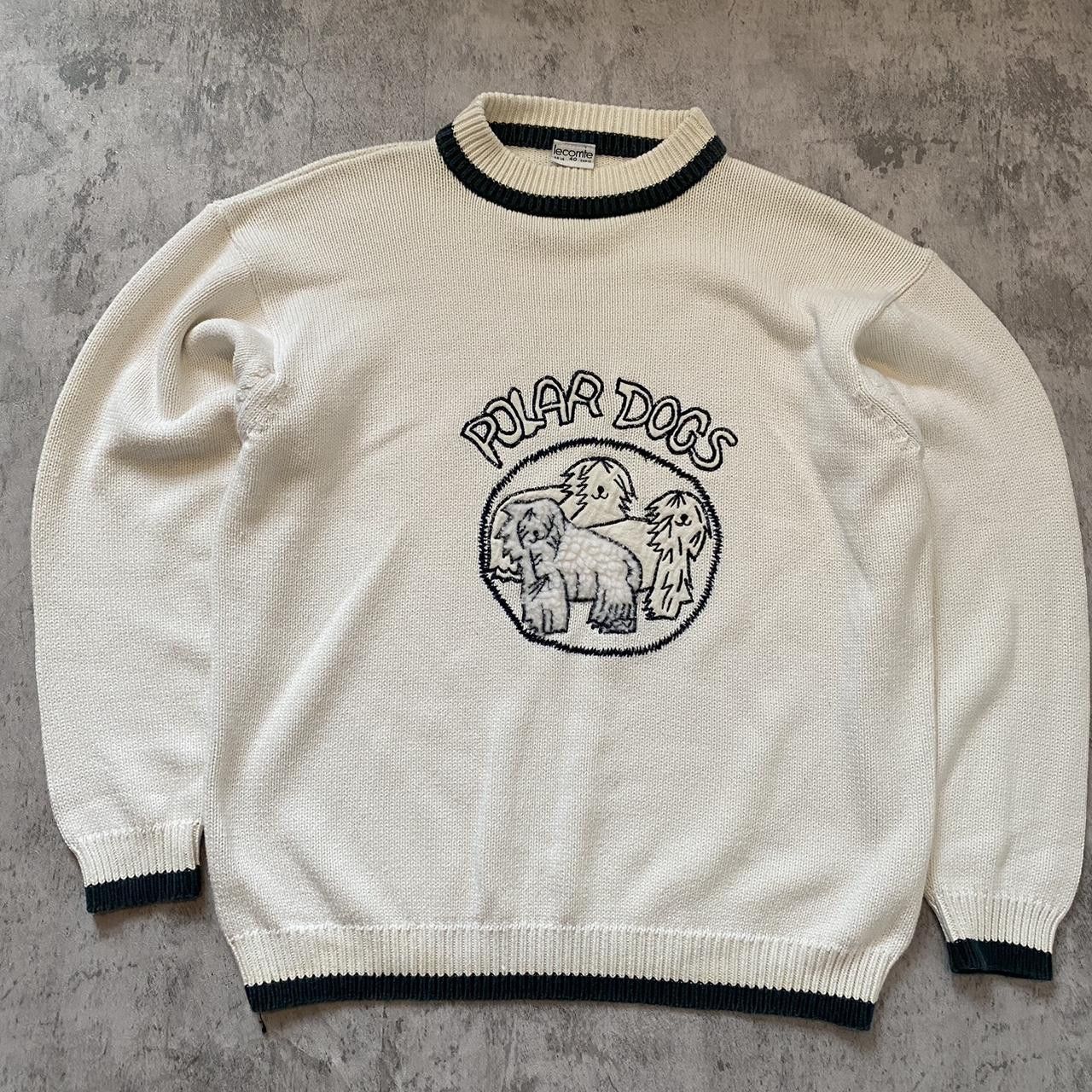 Other 90s White Polar Dogs Sweater Vintage Size US S / EU 44-46 / 1 - 1 Thumbnail