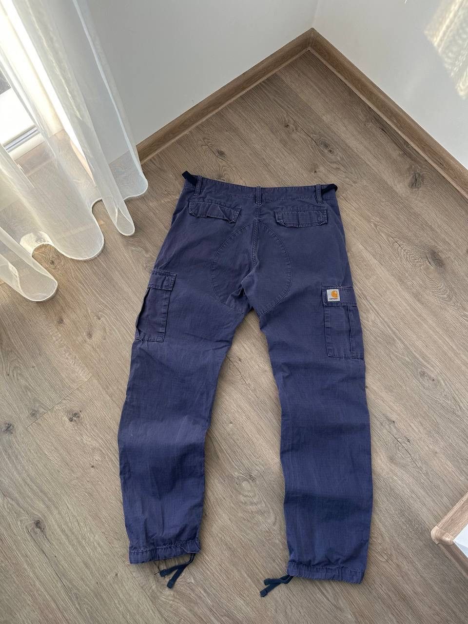 Carhartt × Carhartt Wip × Vintage Vintage Carhartt Aviation Blue Cargo Pants Size US 32 / EU 48 - 5 Thumbnail