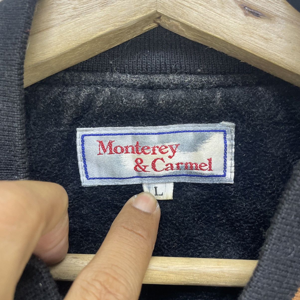 Japanese Brand × Vintage Japanese Brand Monterey And Carmel Colour Block Varsity Size US L / EU 52-54 / 3 - 7 Thumbnail