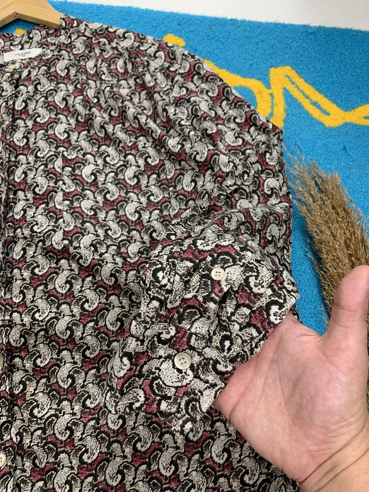 Designer × Isabel Marant Etoile × Vintage Vintage Isabel Marant Floral Printed Flowers Designer Shirt Size M / US 6-8 / IT 42-44 - 8 Thumbnail