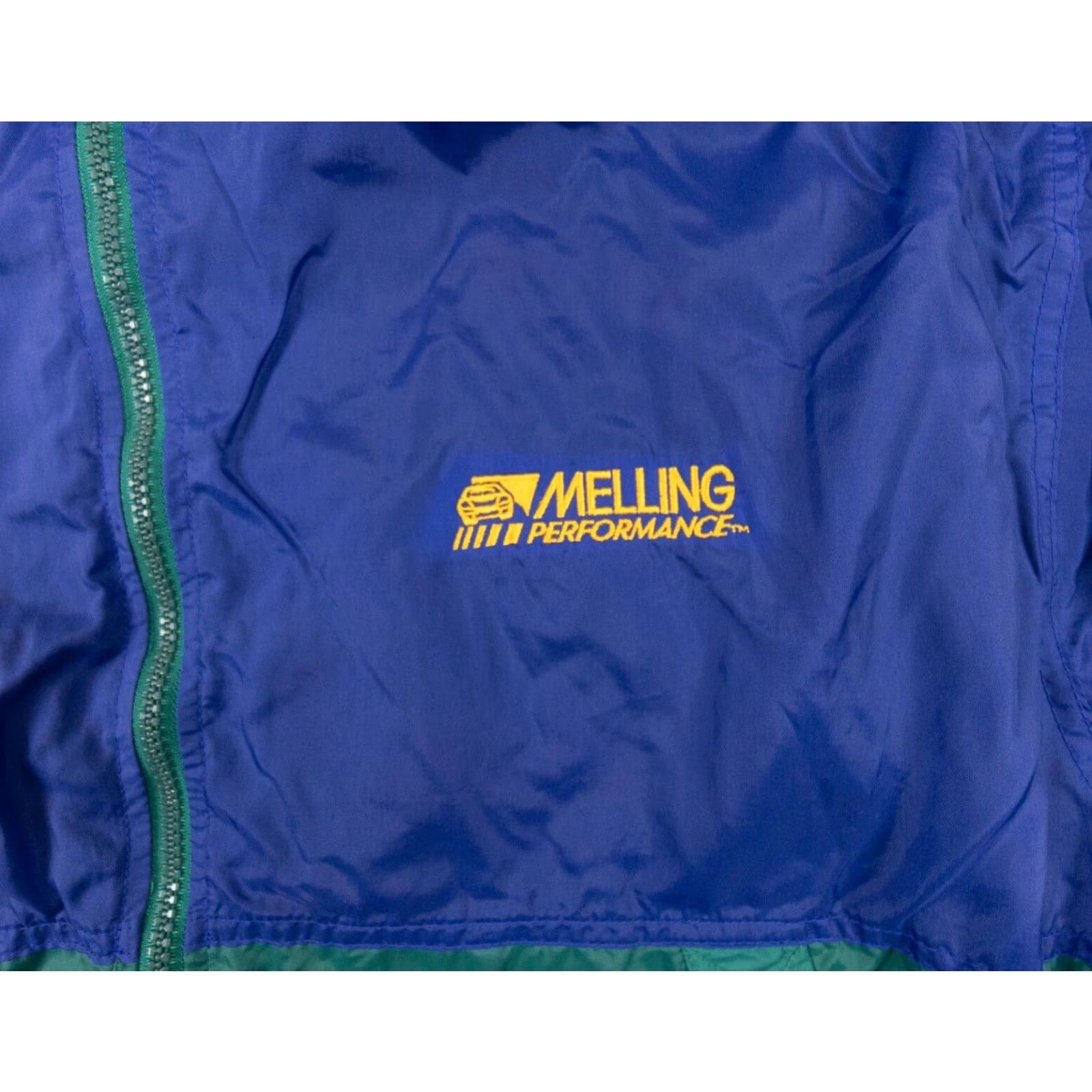 Vintage VINTAGE Swingster Jacket Windbreaker Adult Large Blue Green Nylon Hooded VTG Size US L / EU 52-54 / 3 - 2 Thumbnail