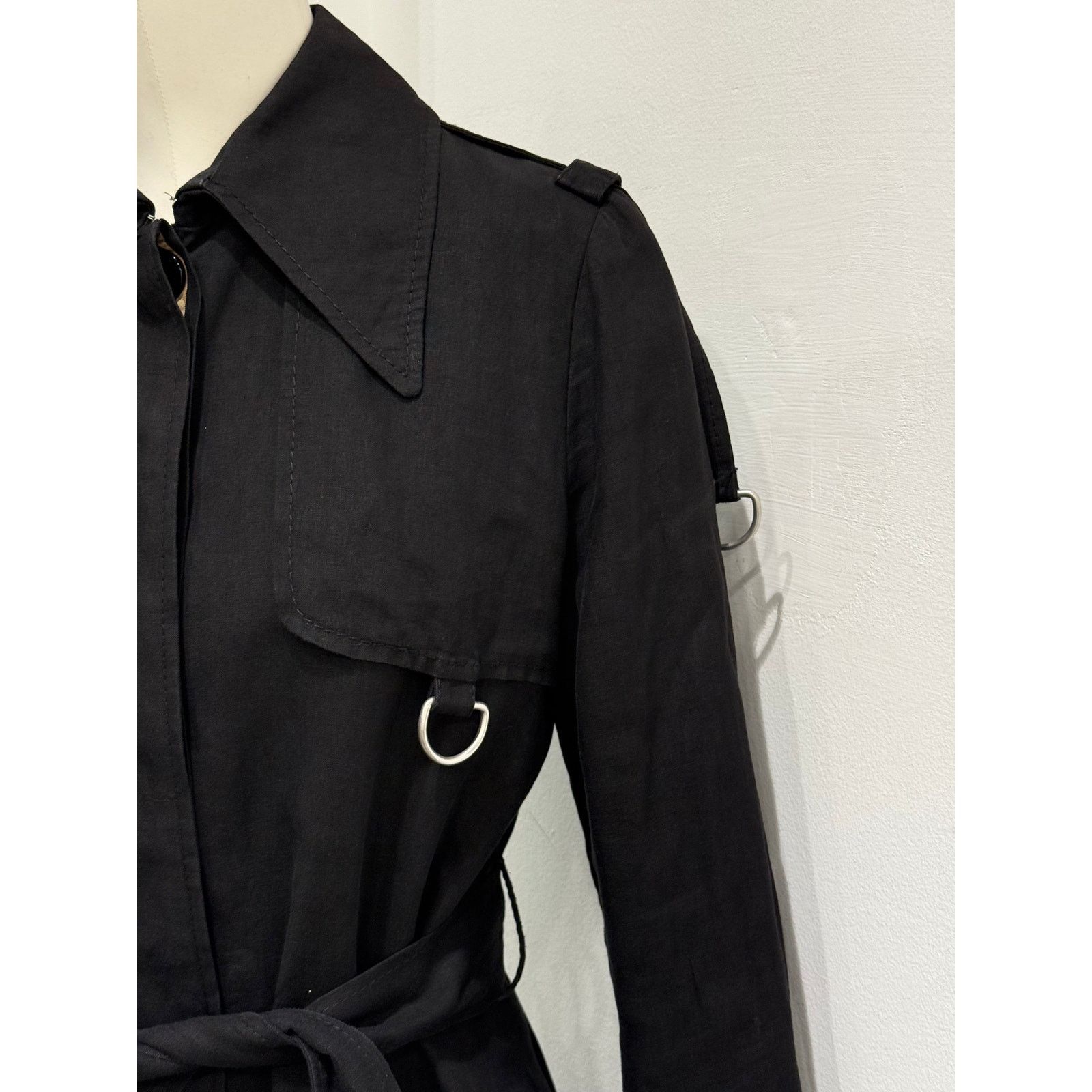 Dolce & Gabbana 2003 Dolce & Gabbana military linen trench coat Size M / US 6-8 / IT 42-44 - 5 Thumbnail