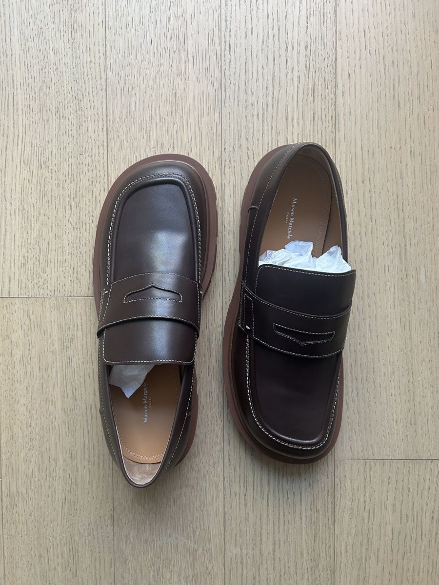 Maison Margiela Maison Margiela Leather Loafer in Brown Size US 12 / EU 45 - 2 Thumbnail