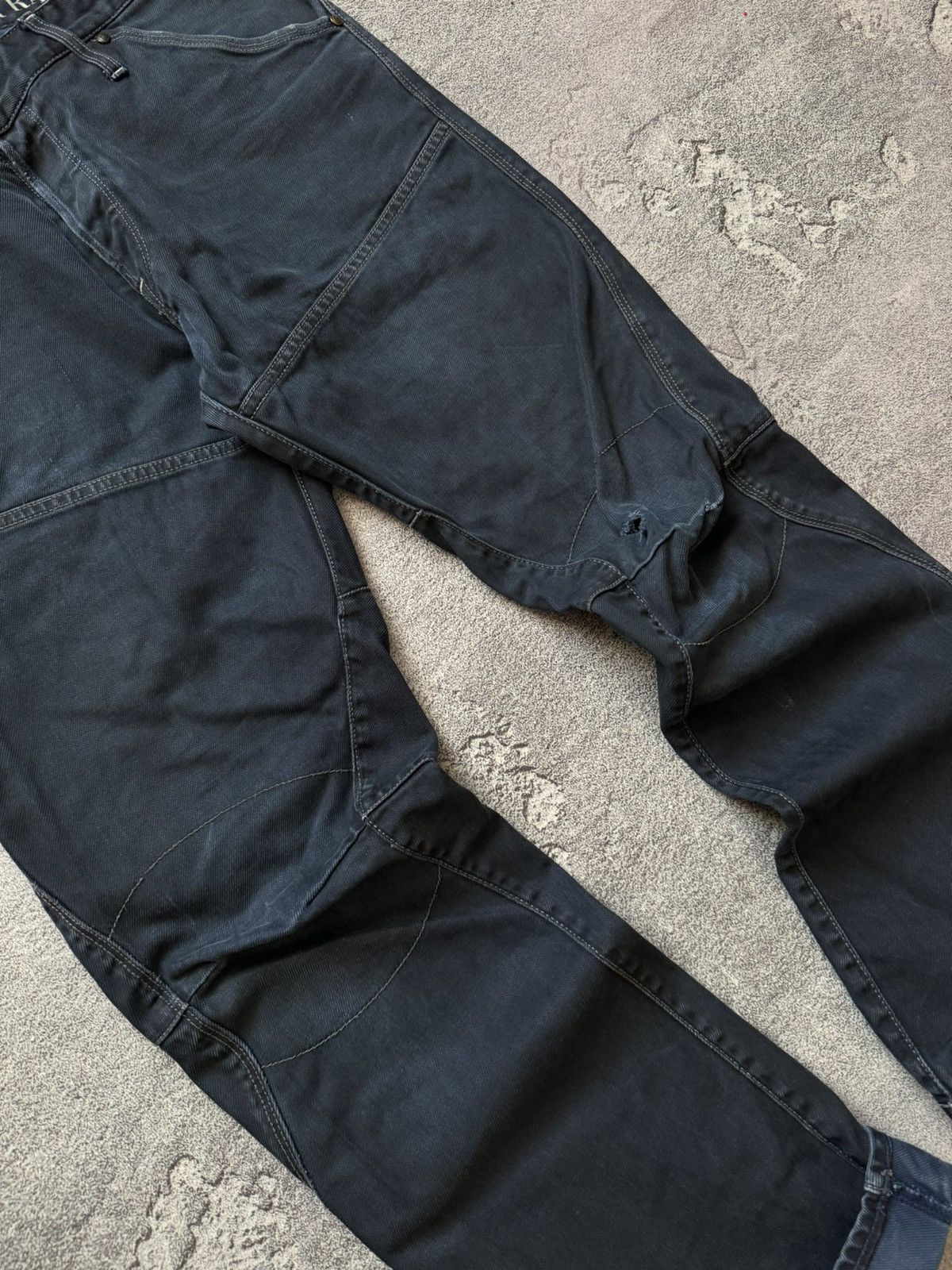 G-Star × Vintage G star raw 34/32 motor 5620 tapered embro denim pant trouser Size US 34 / EU 50 - 11 Thumbnail