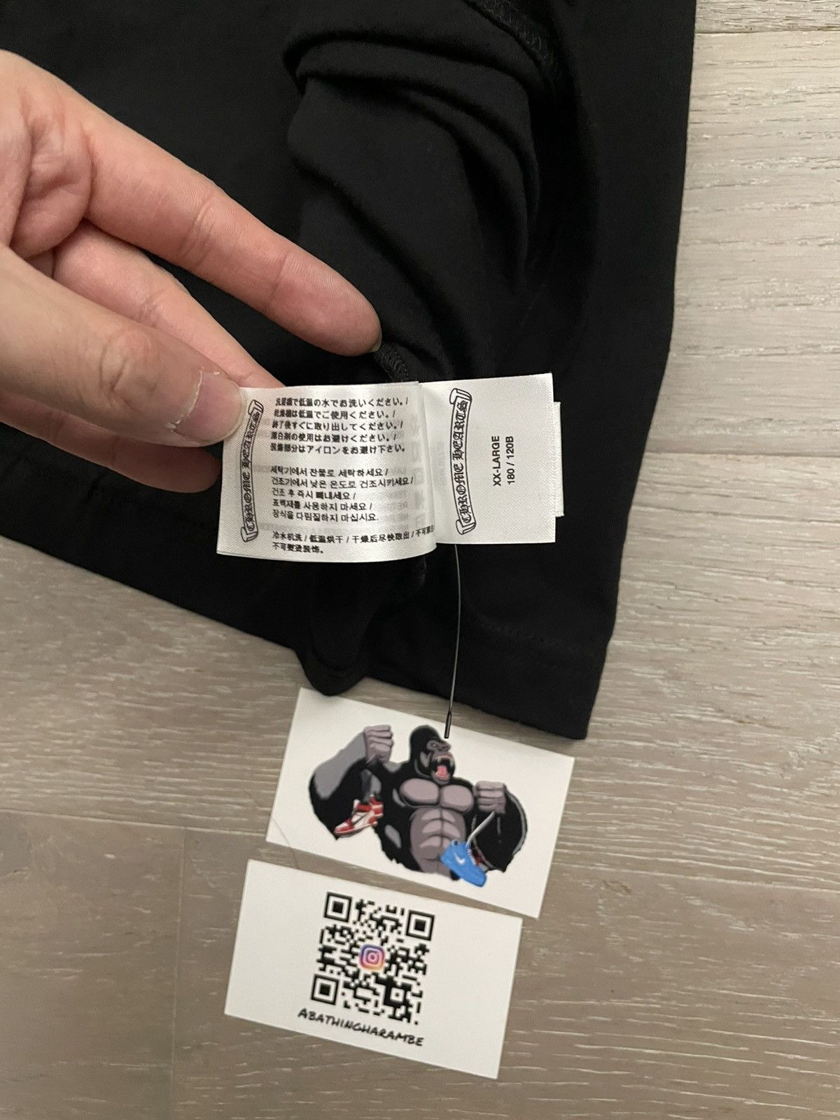 Chrome Hearts Chrome Hearts Scroll Logo Tee Size US XXL / EU 58 / 5 - 6 Thumbnail