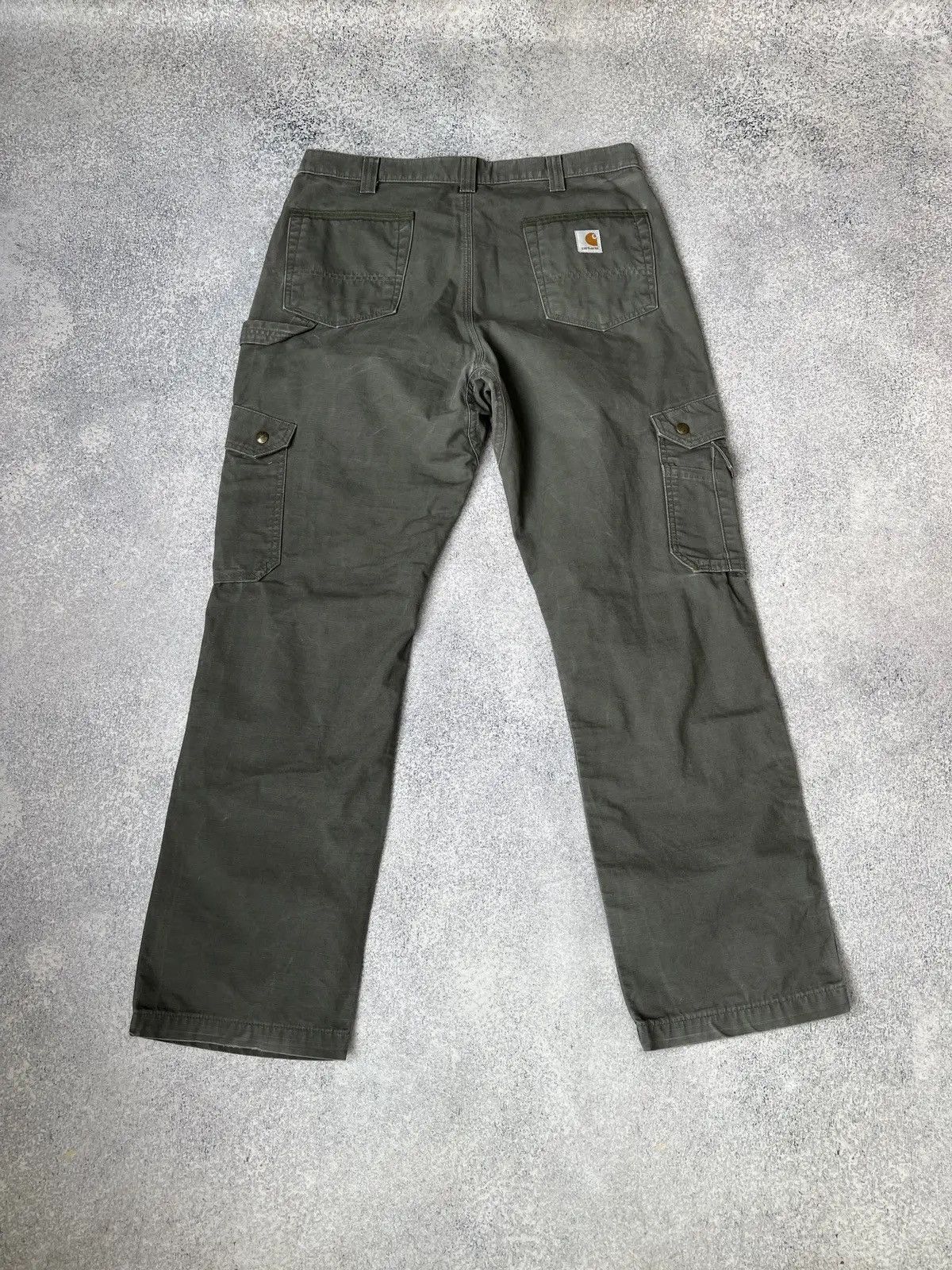 Carhartt × Vintage Vintage CARHARTT RELAXED RIPSTOP CARGO DOUBLE KNEE PANTS Size US 34 / EU 50 - 1 Thumbnail