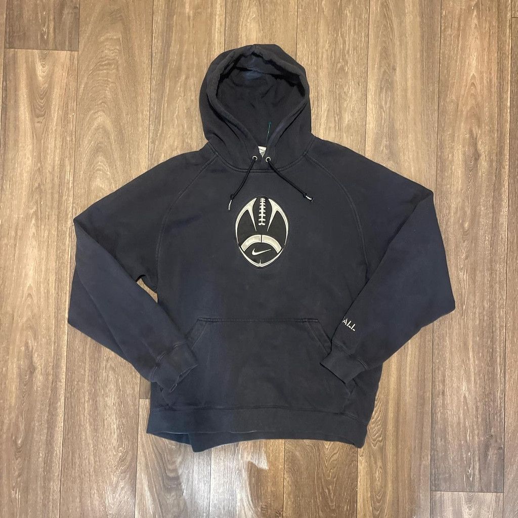 Nike Y2K vintage Nike football hoodie size L Size US L / EU 52-54 / 3 - 1 Thumbnail