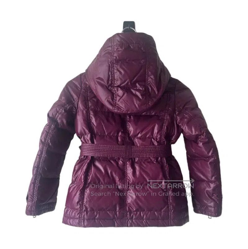 Burberry Burberry Burgundy Long Puffer Coat for Women. Size S / US 4 / IT 40 - 2 Thumbnail
