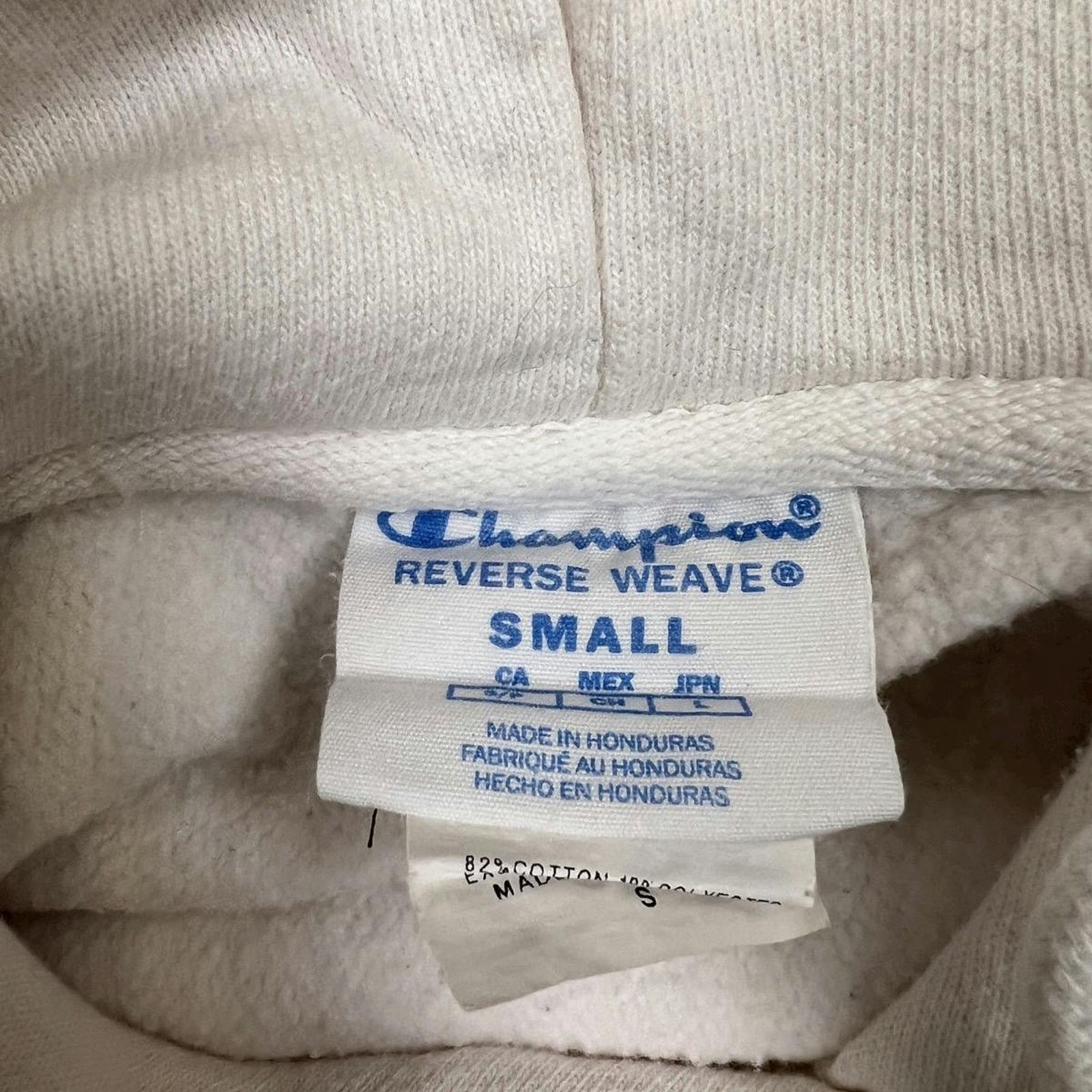 Champion × Vintage Champion Hoodie Small Reverse Weave Pullover Hood Sweatshirt Size S / US 4 / IT 40 - 6 Thumbnail
