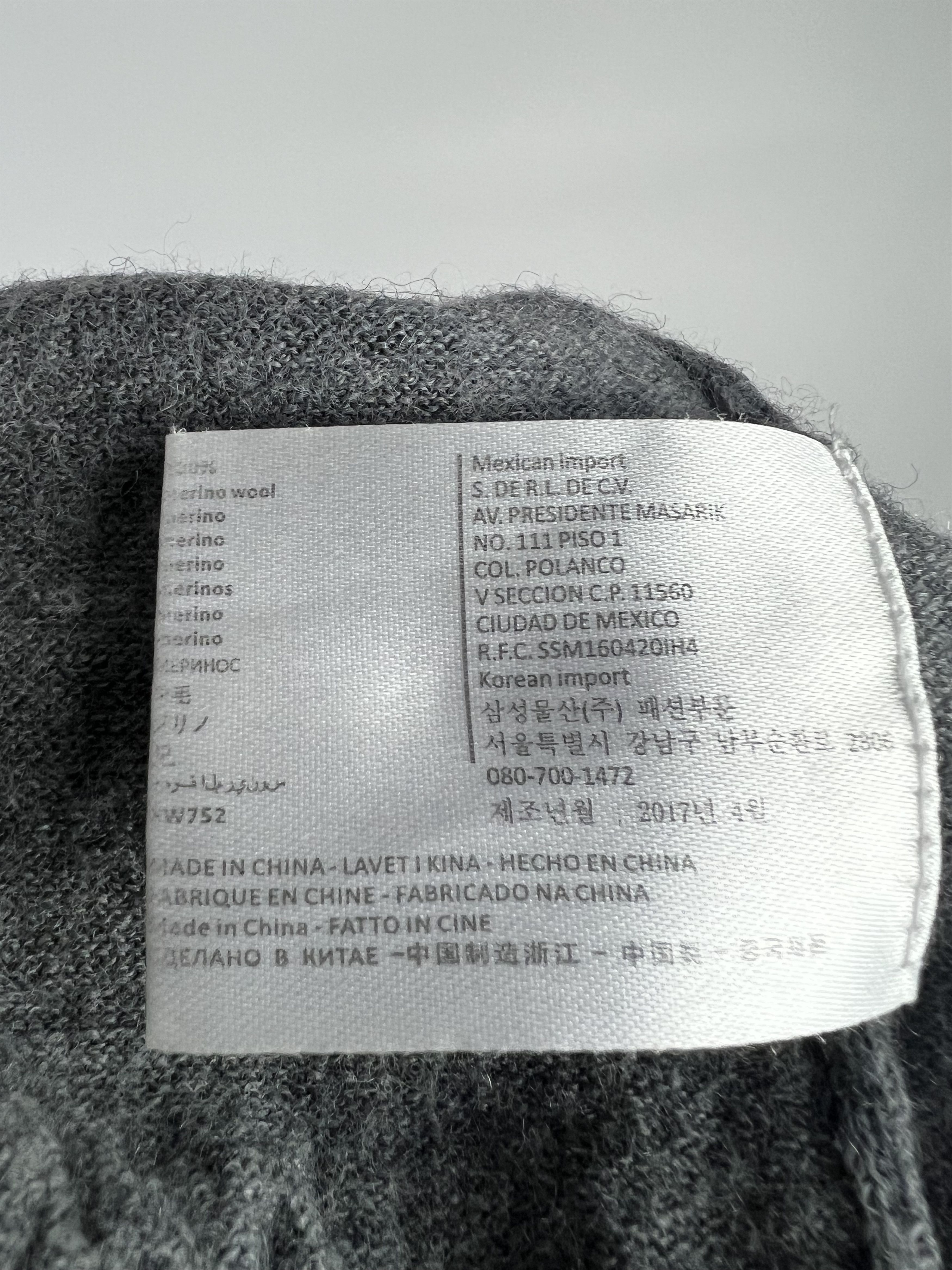 Other Suitsupply Women's Gray Merino Wool V-Neck Sweater Size XS / US 0-2 / IT 36-38 - 11 Thumbnail
