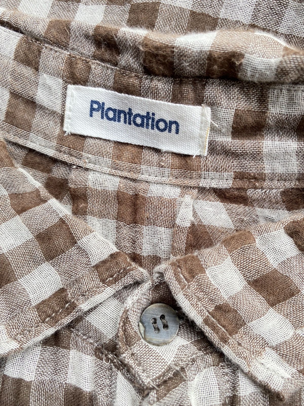 Issey Miyake Plantation brow plaid shirt Size M / US 6-8 / IT 42-44 - 3 Thumbnail