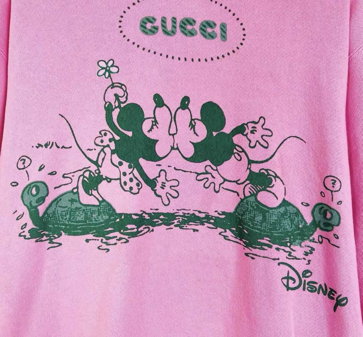 Gucci GUCCI x Disney Cropped Loose Hooded Long Sleeve Dress K12 Size S / US 4 / IT 40 - 5 Thumbnail