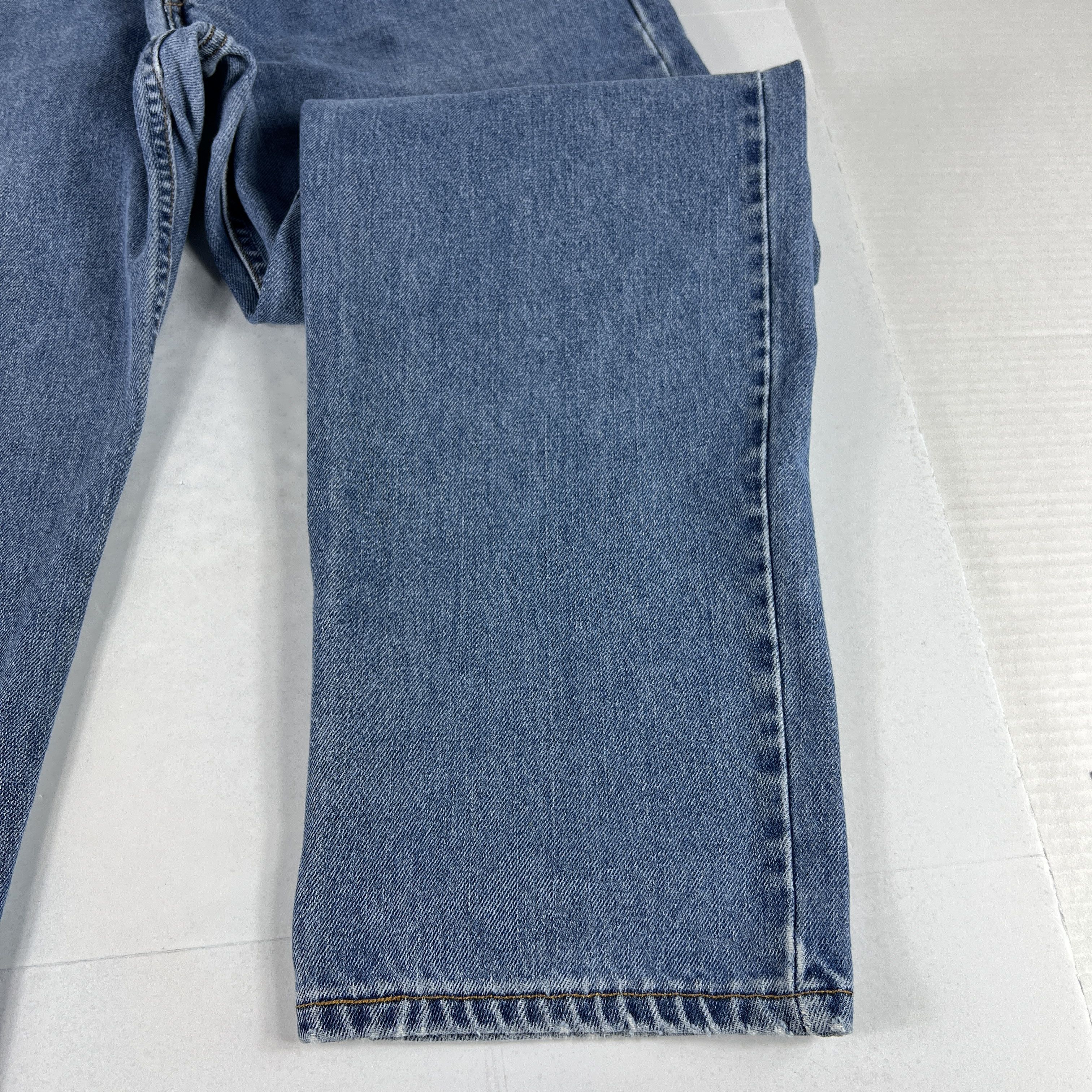 Levi's × Vintage Y2K Levi's Jeans 550 Relaxed Fit Blue Faded Cotton Denim Size US 35 - 8 Thumbnail