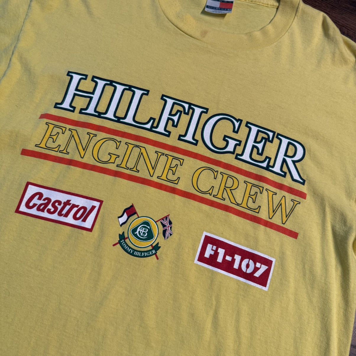 Other Vintage Tommy Hilfiger Engine Crew Castrol F1 Racing Tee Size US L / EU 52-54 / 3 - 3 Thumbnail