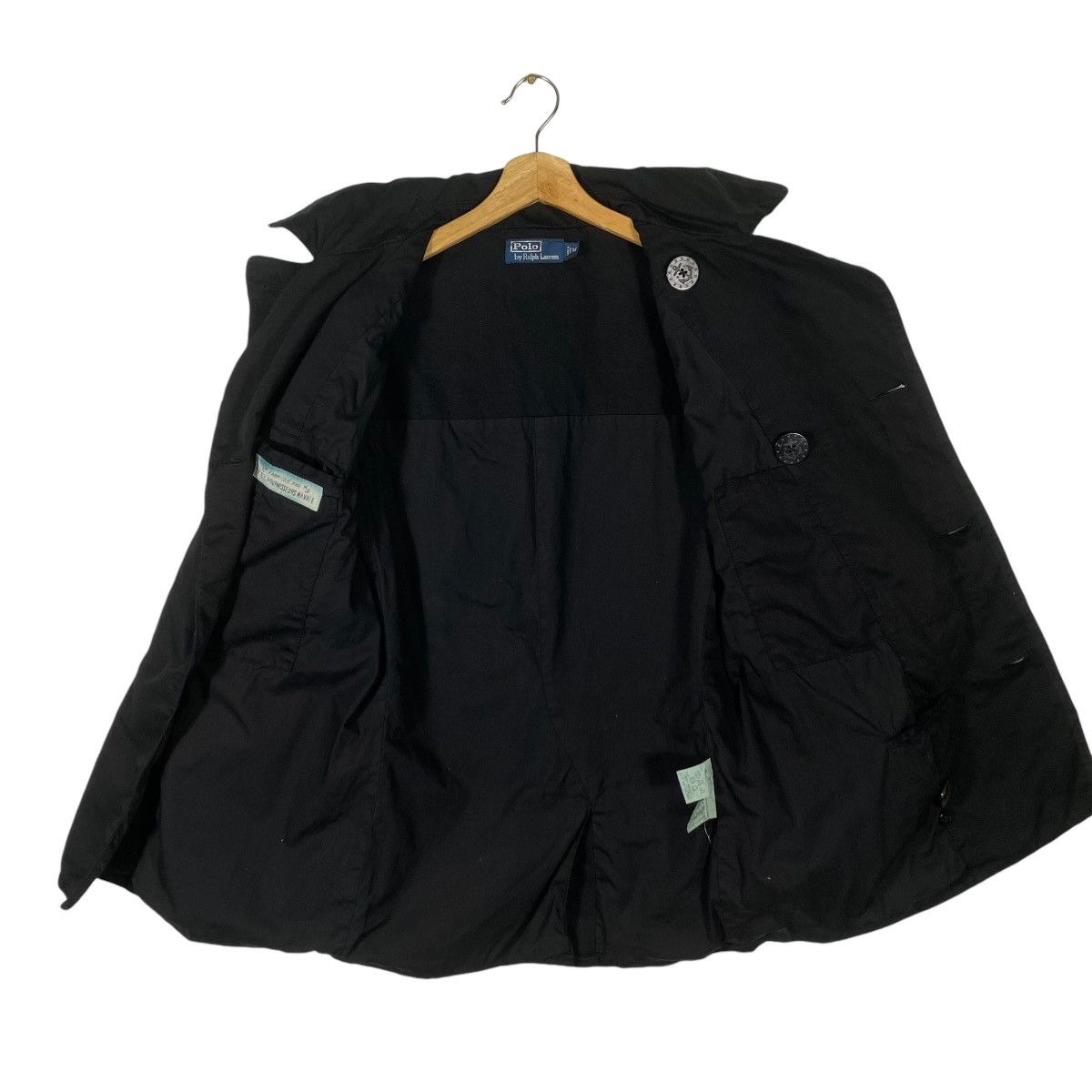 Polo Ralph Lauren × RRL Ralph Lauren × Vintage Vintage Polo Ralph Lauren Military Jacket M Size Black Size US M / EU 48-50 / 2 - 5 Thumbnail