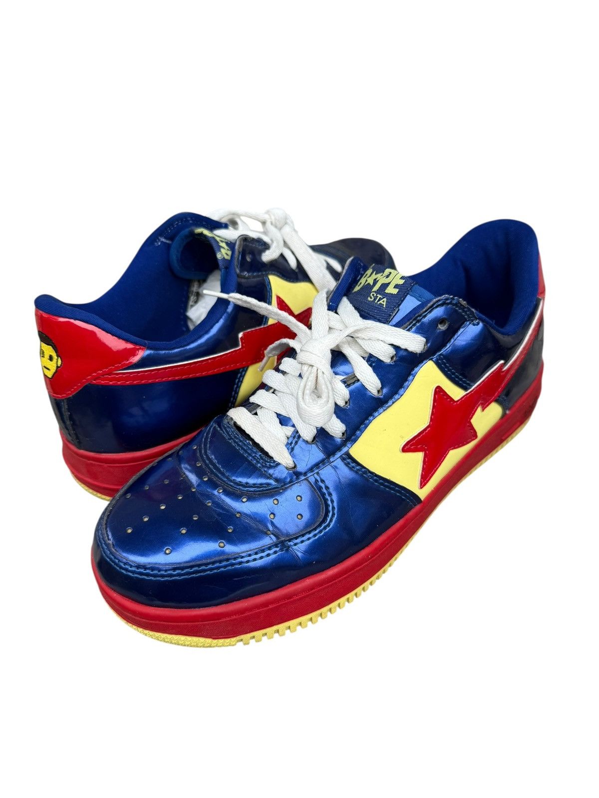 Bape Vintage bapesta superman Size US 9.5 / EU 42-43 - 2 Thumbnail