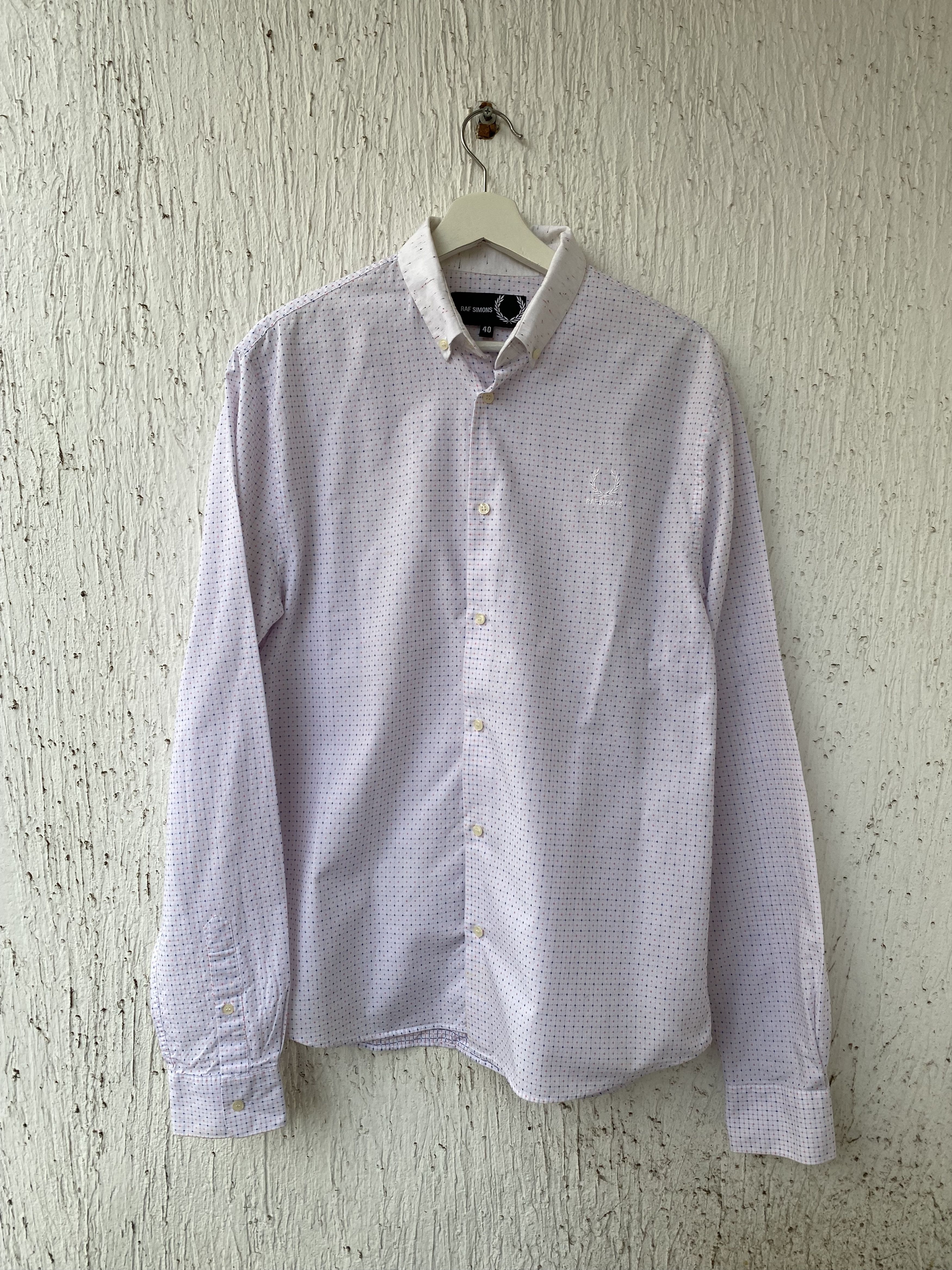 Fred Perry × Raf Simons multicolor pattern shirt Size US M / EU 48-50 / 2 - 1 Thumbnail